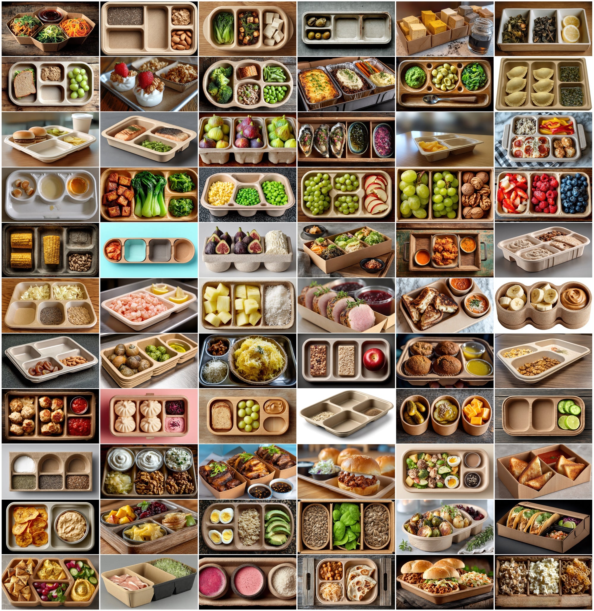 620 Eco-Friendly School Lunch Tray Photos - Healthy Meal Assets