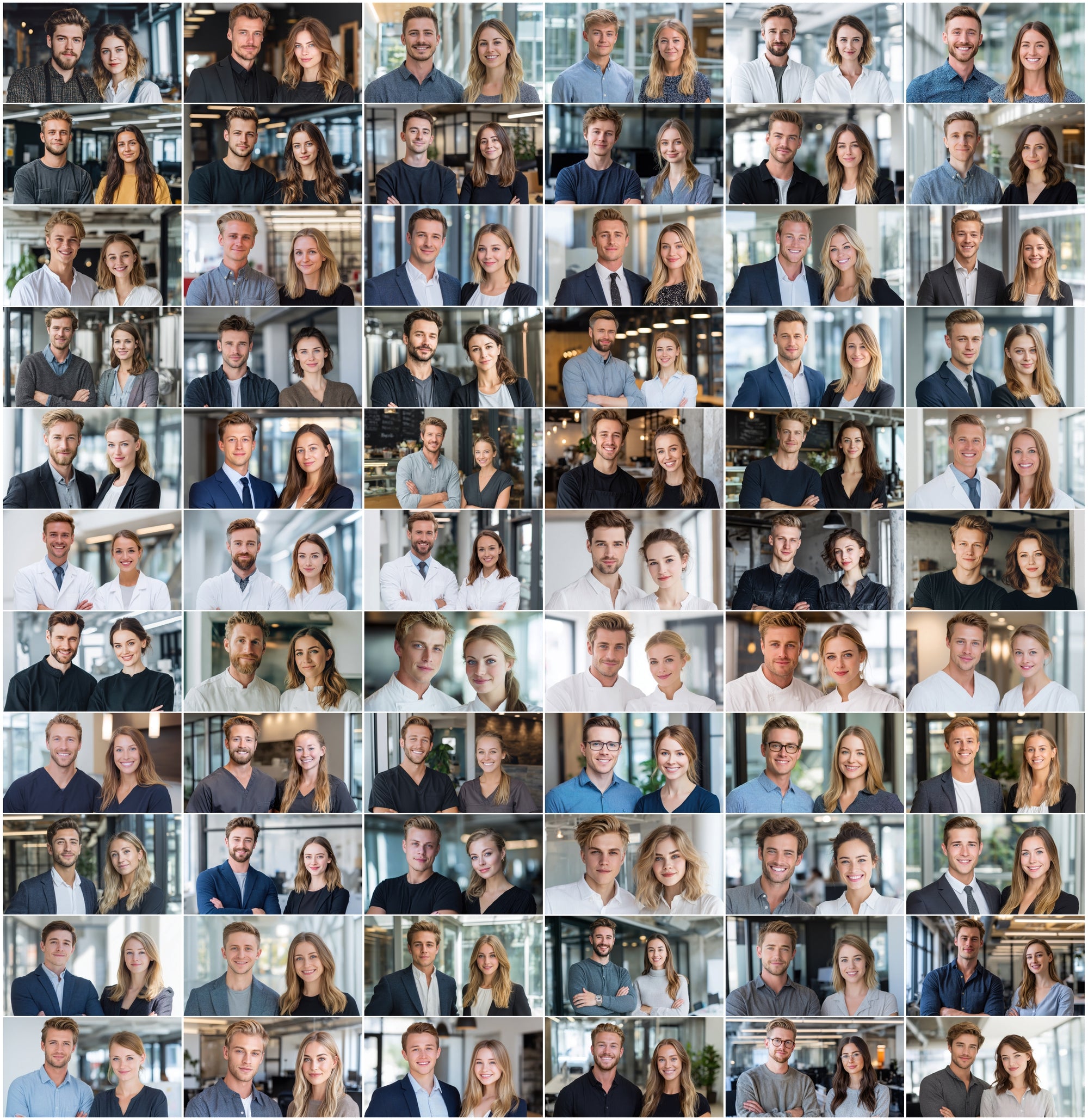 630 Ultra-Realistic Professional People Images for Websites