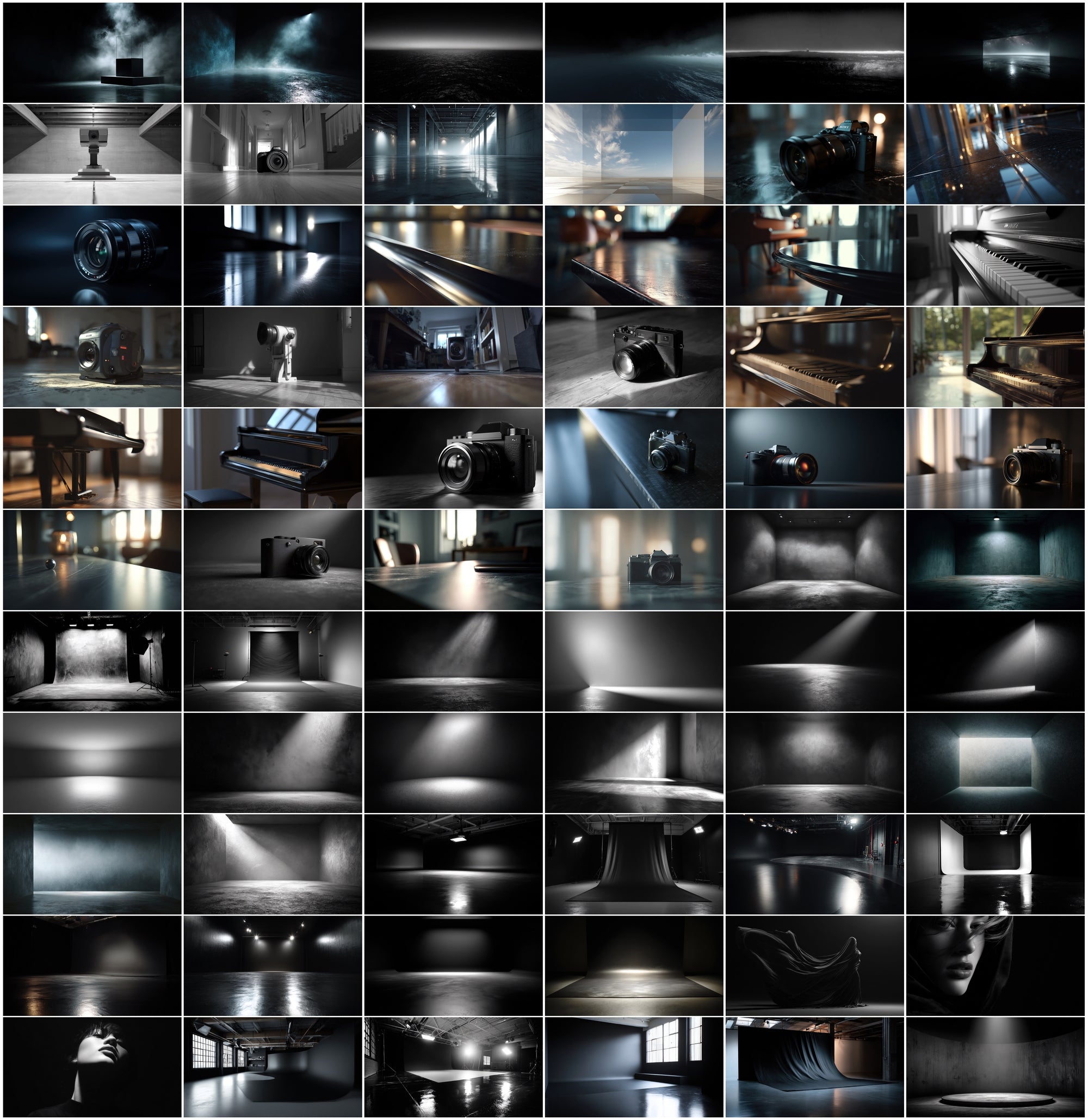 635 Cinematic Light Streak Backgrounds