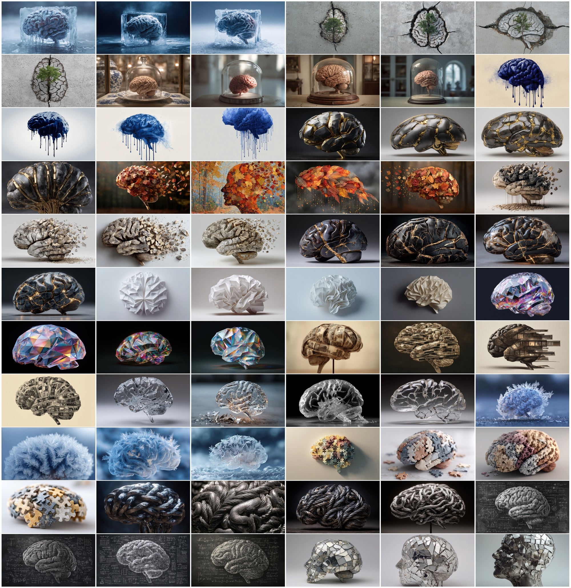 598 Brain Psychology Images, Mental Health Graphics, Emotional Metaphors, Therapy Art, Healing Trauma Resilience JPG