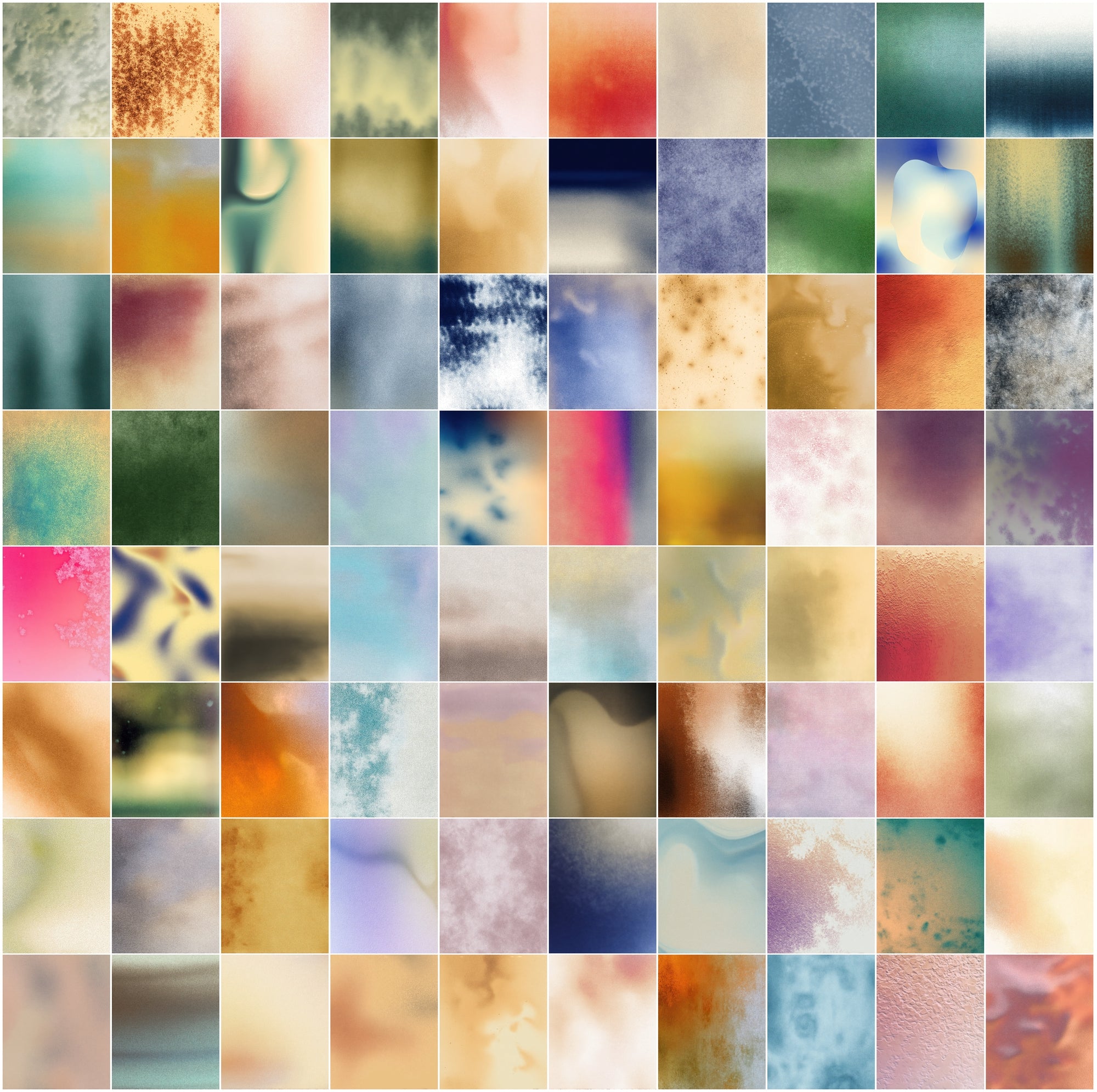 635 Grainy Gradient Backgrounds, Abstract Texture Overlays