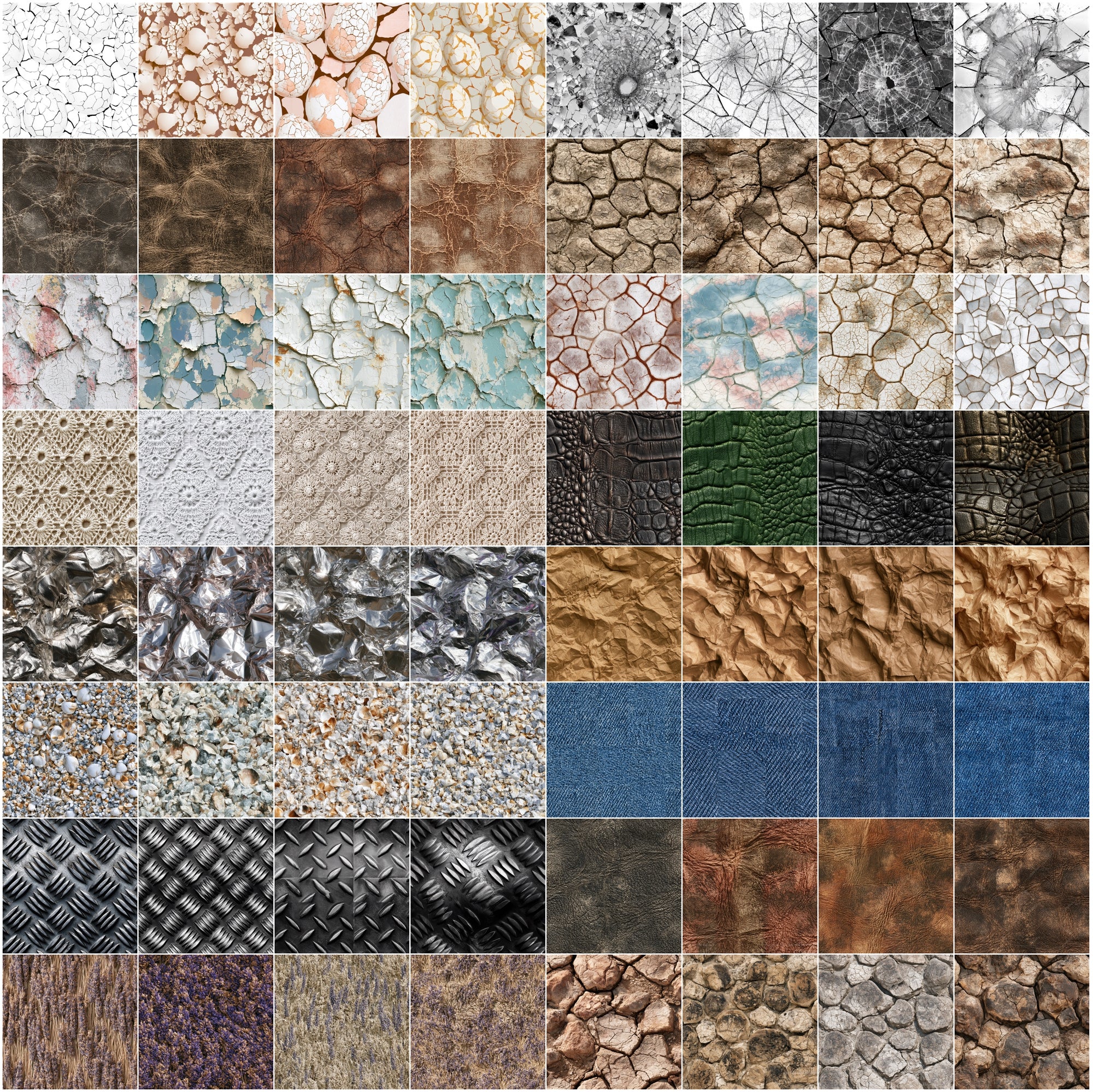 650 Texture Pack | Digital Backgrounds for Design, Print & Crafts