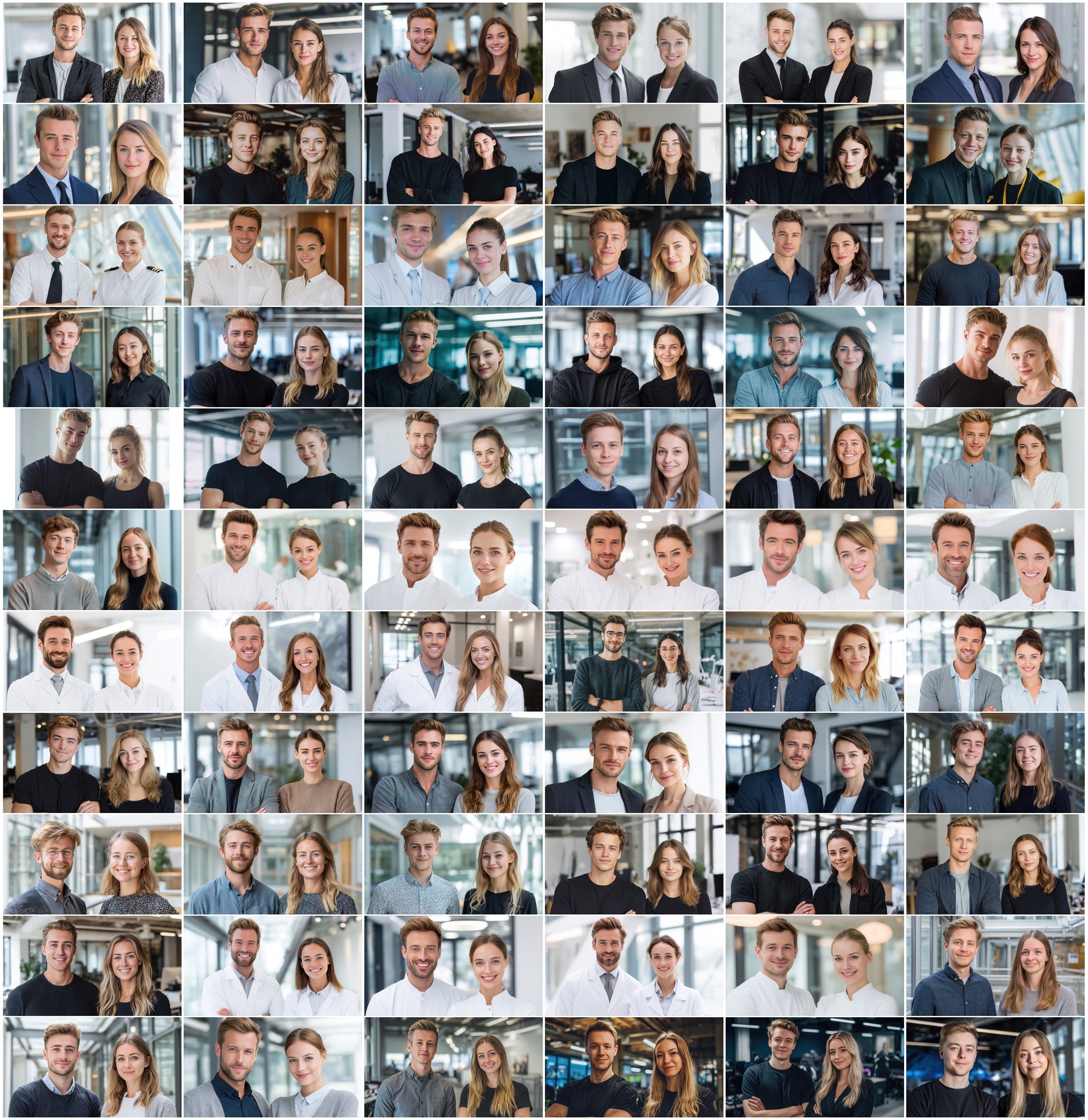 630 Ultra-Realistic Professional People Images for Websites