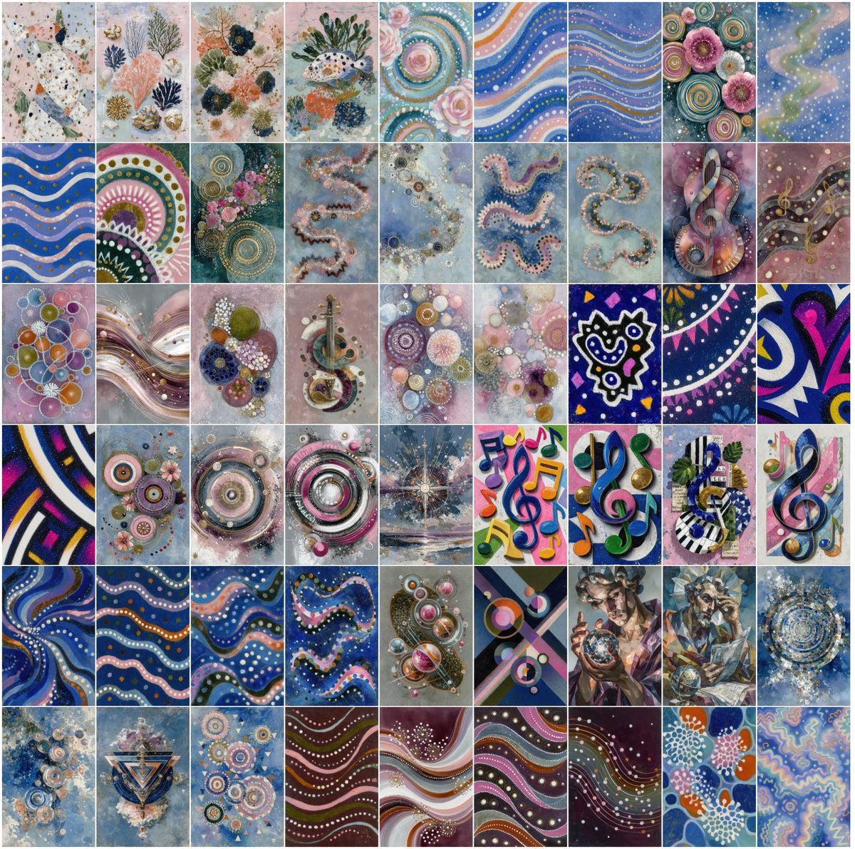 630 Abstract Geometric Art Backgrounds