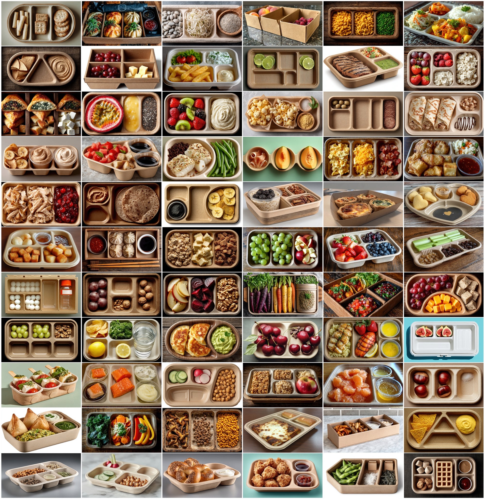 620 Eco-Friendly School Lunch Tray Photos - Healthy Meal Assets
