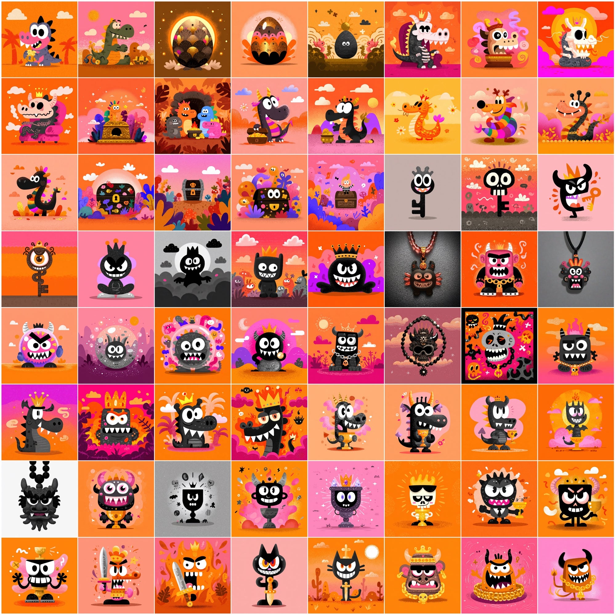 535 Fantasy Relic Images – Cursed Crowns, Treasure, Griffins & Magical Art JPG Bundle