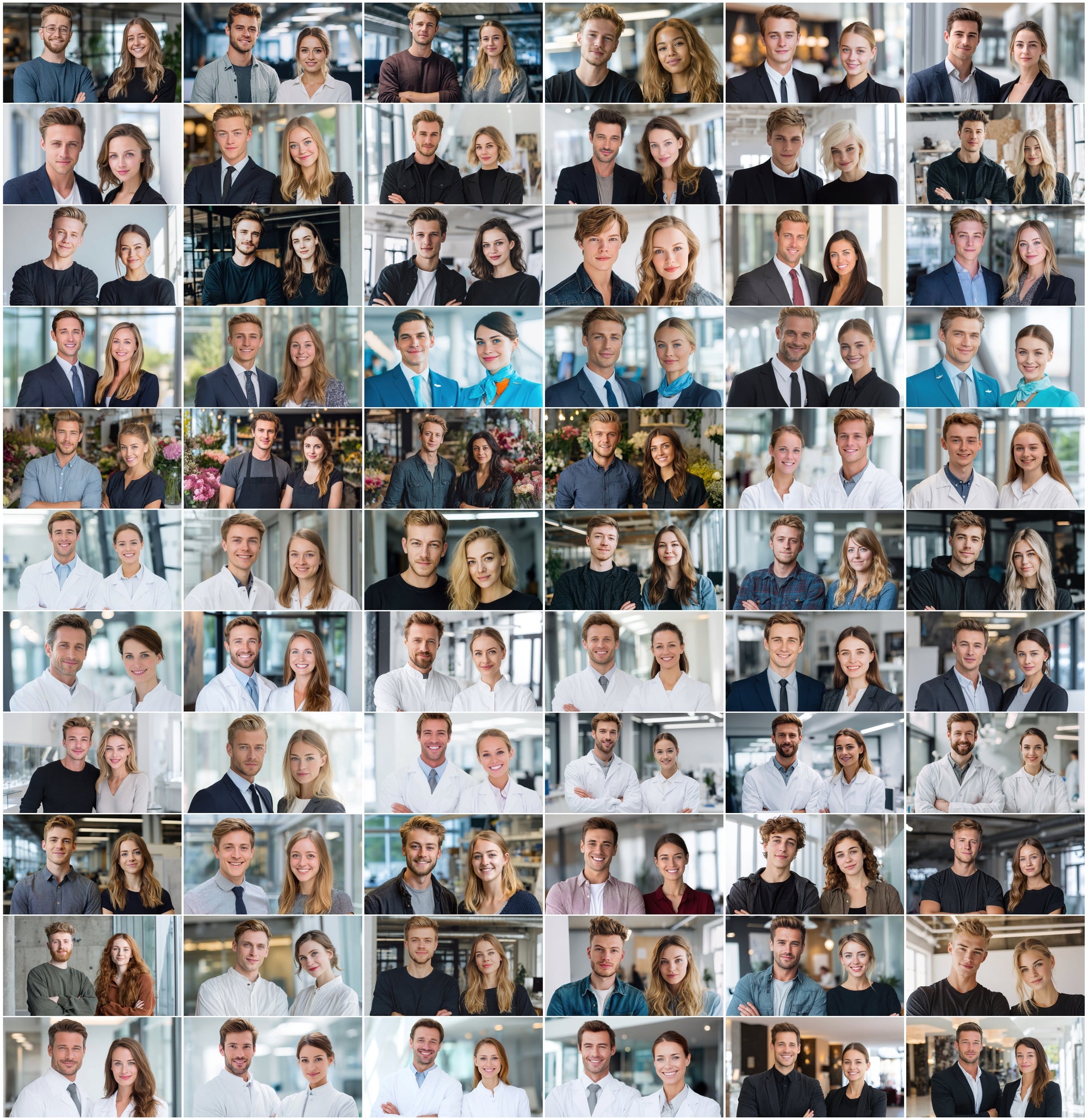 630 Ultra-Realistic Professional People Images for Websites