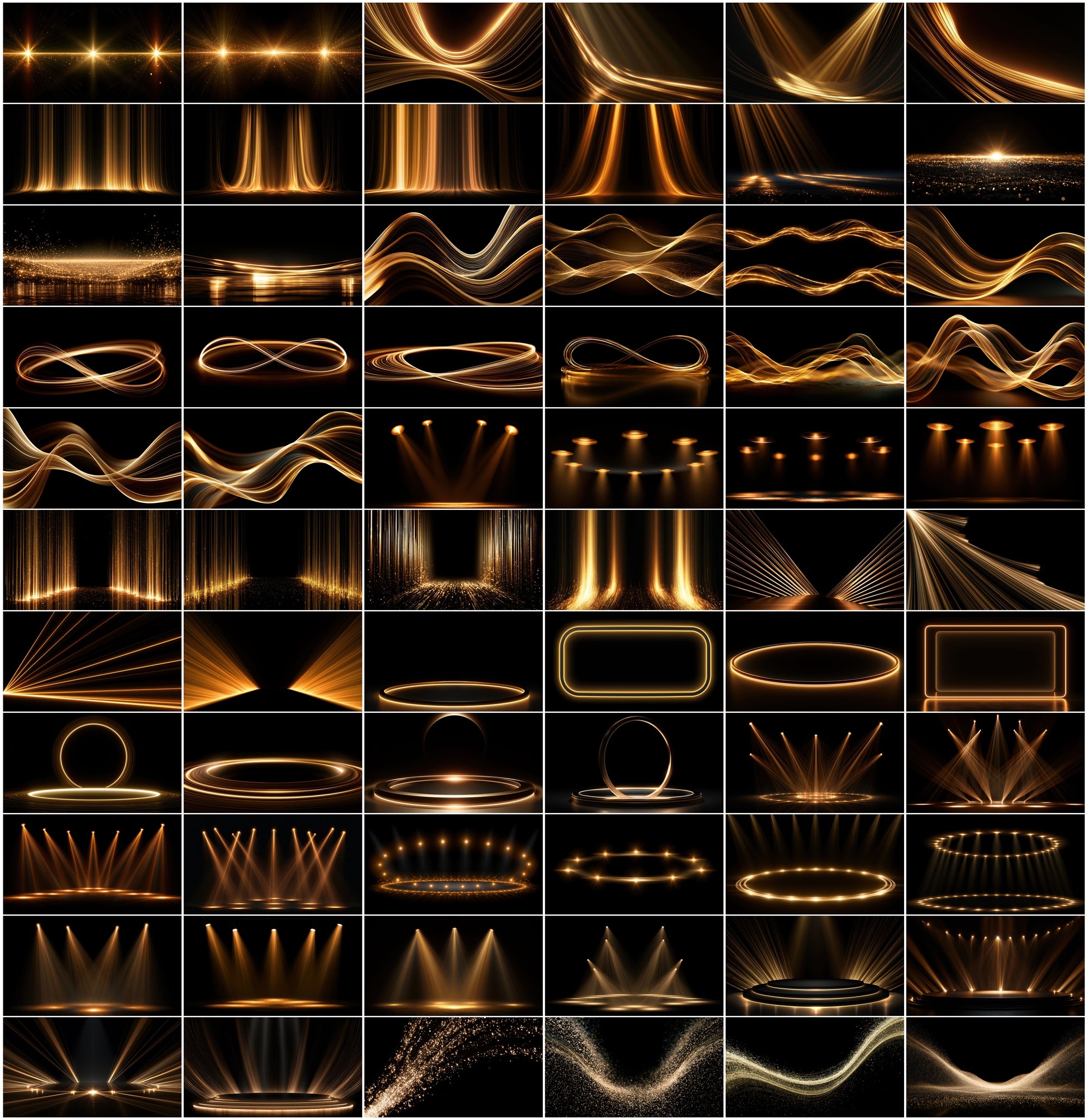690 Spotlight Backgrounds Bundle – Luxury Stage Lighting JPG Images with Commercial License