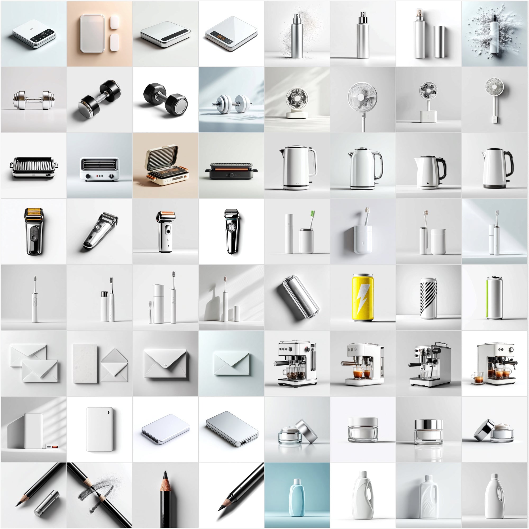 850 Product Mockup Images Bundle - Minimal