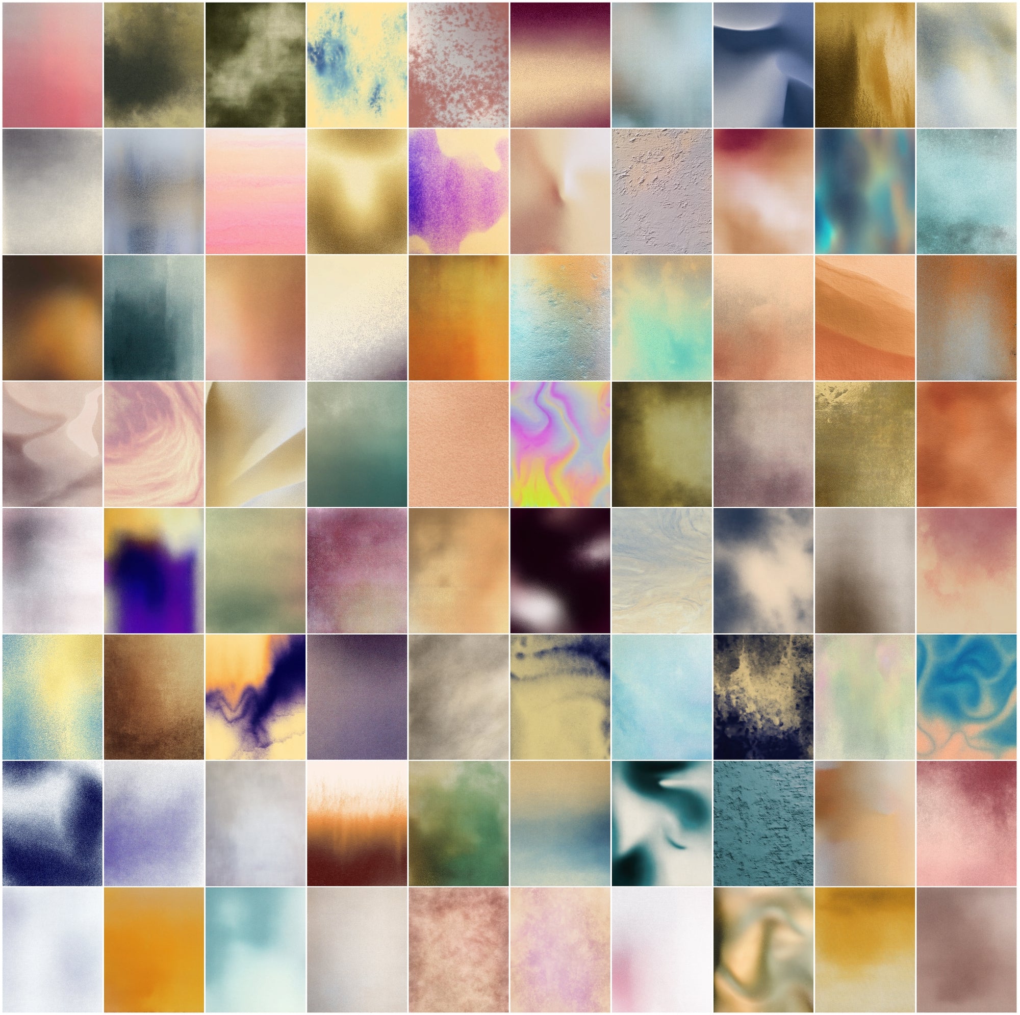 635 Grainy Gradient Backgrounds, Abstract Texture Overlays