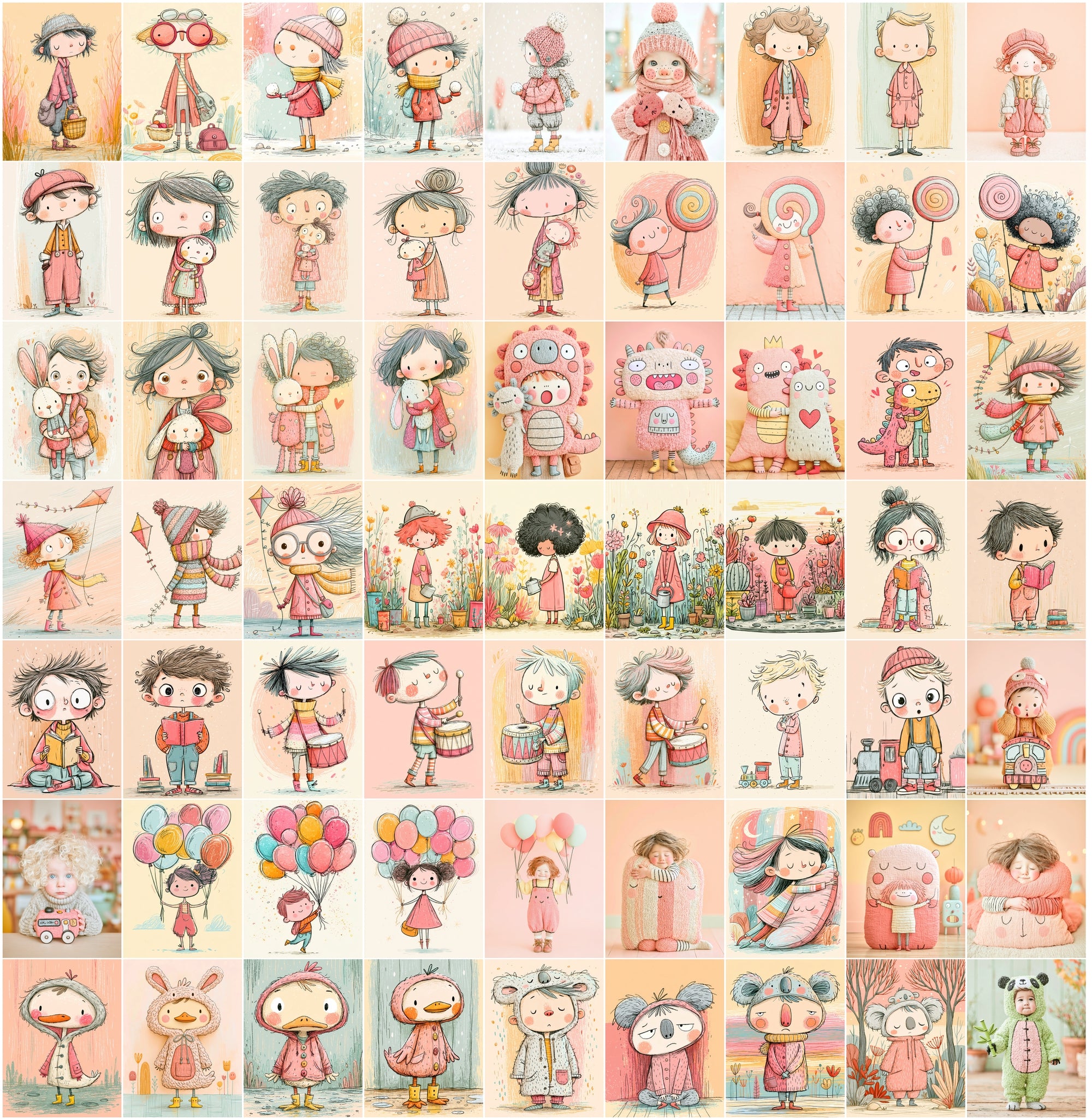620 Cute Toddler Clipart Images
