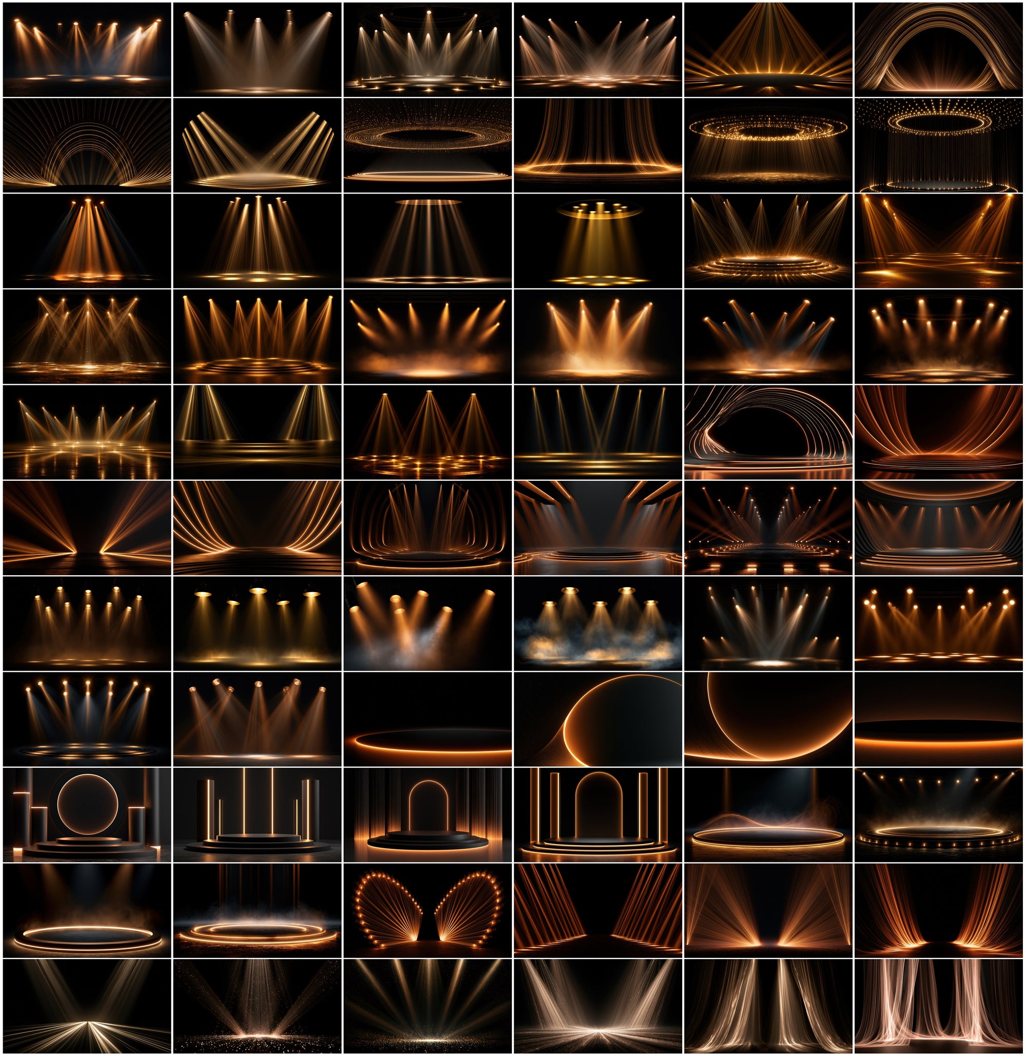 690 Spotlight Backgrounds Bundle – Luxury Stage Lighting JPG Images with Commercial License