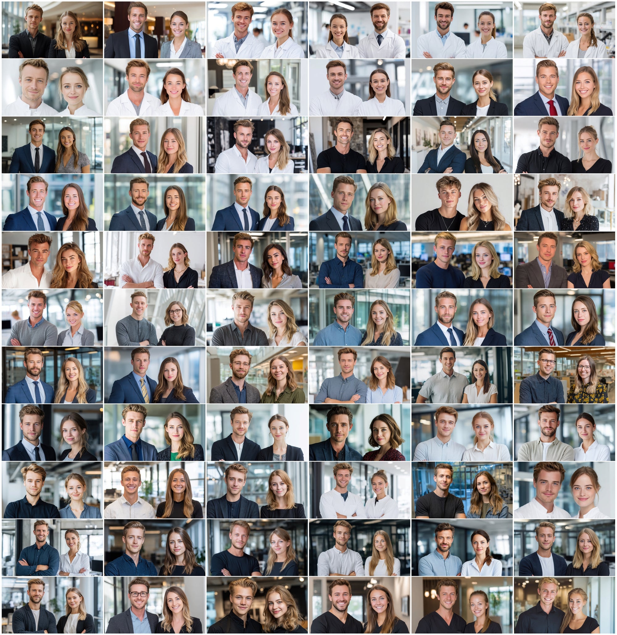 630 Ultra-Realistic Professional People Images for Websites