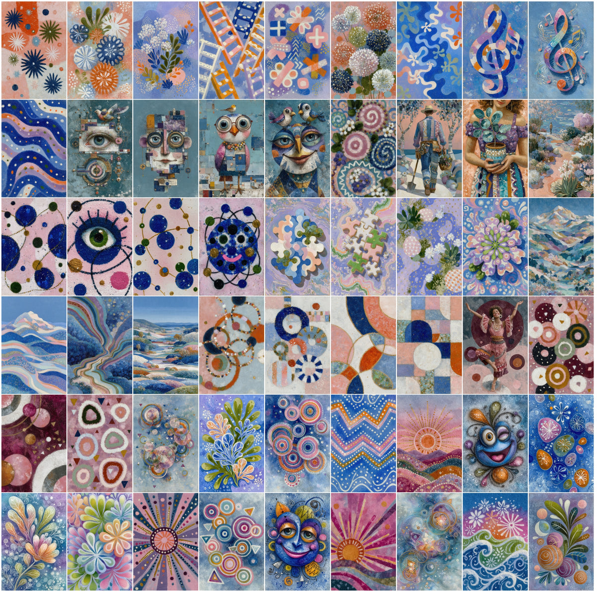 630 Abstract Geometric Art Backgrounds