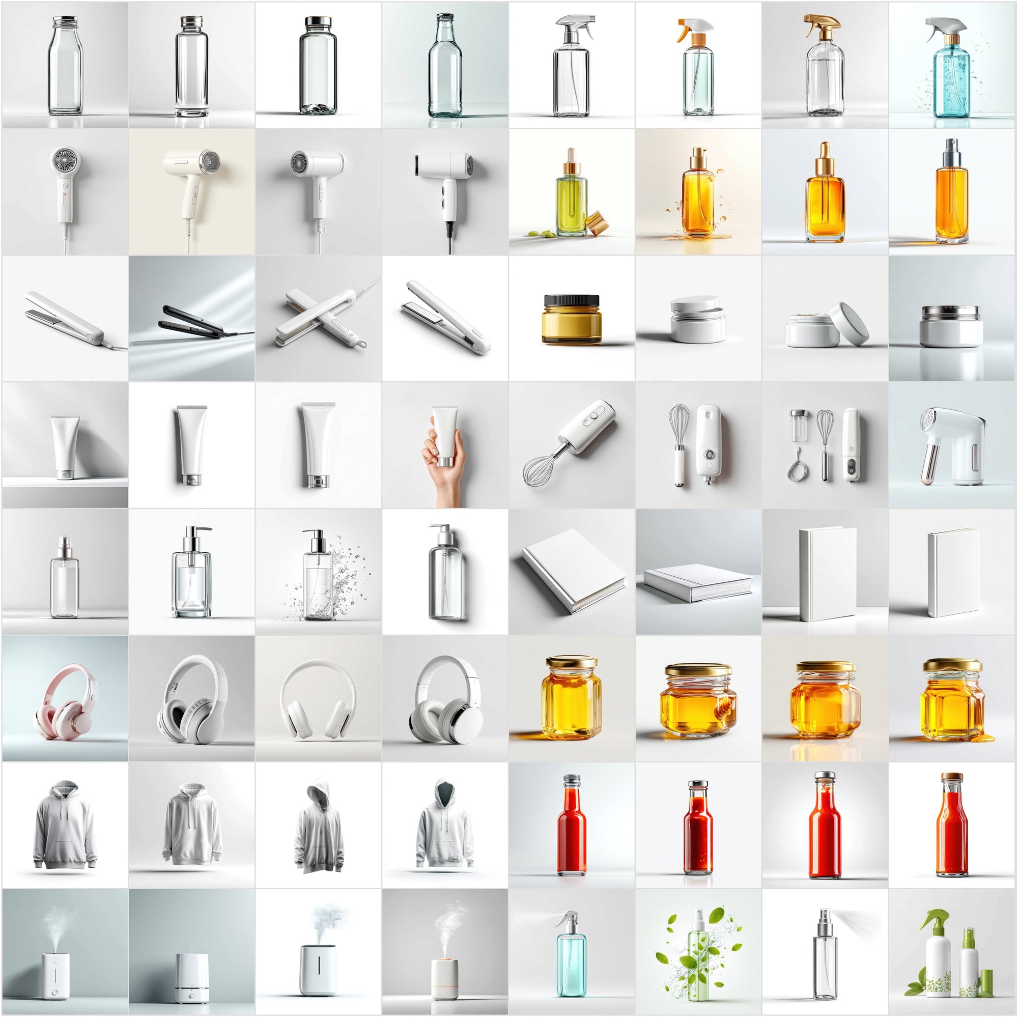 850 Product Mockup Images Bundle - Minimal