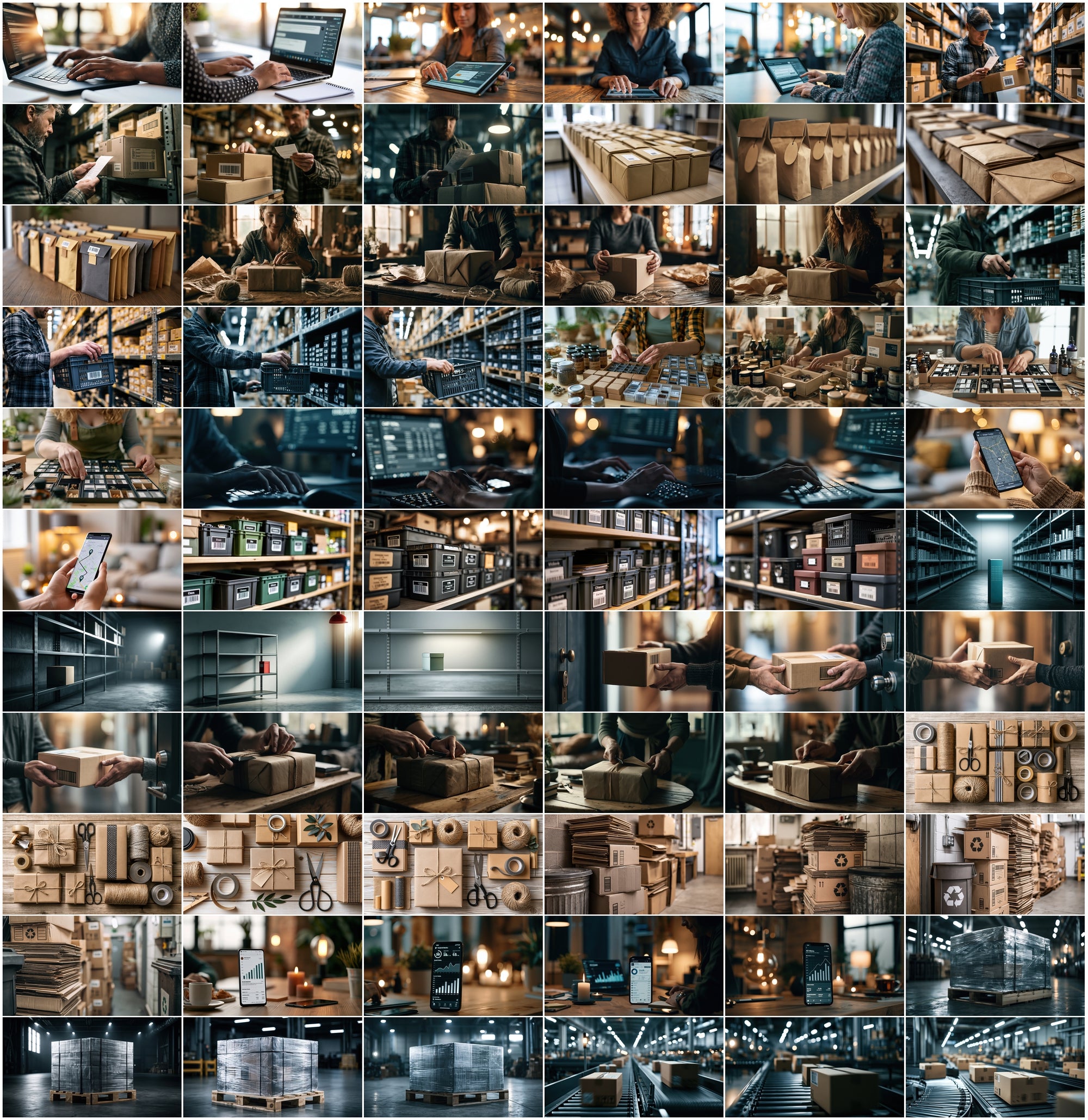 590 E-Commerce Stock Photos Bundle | Online Shopping, Delivery & Payment Images | Commercial Use JPG Pack