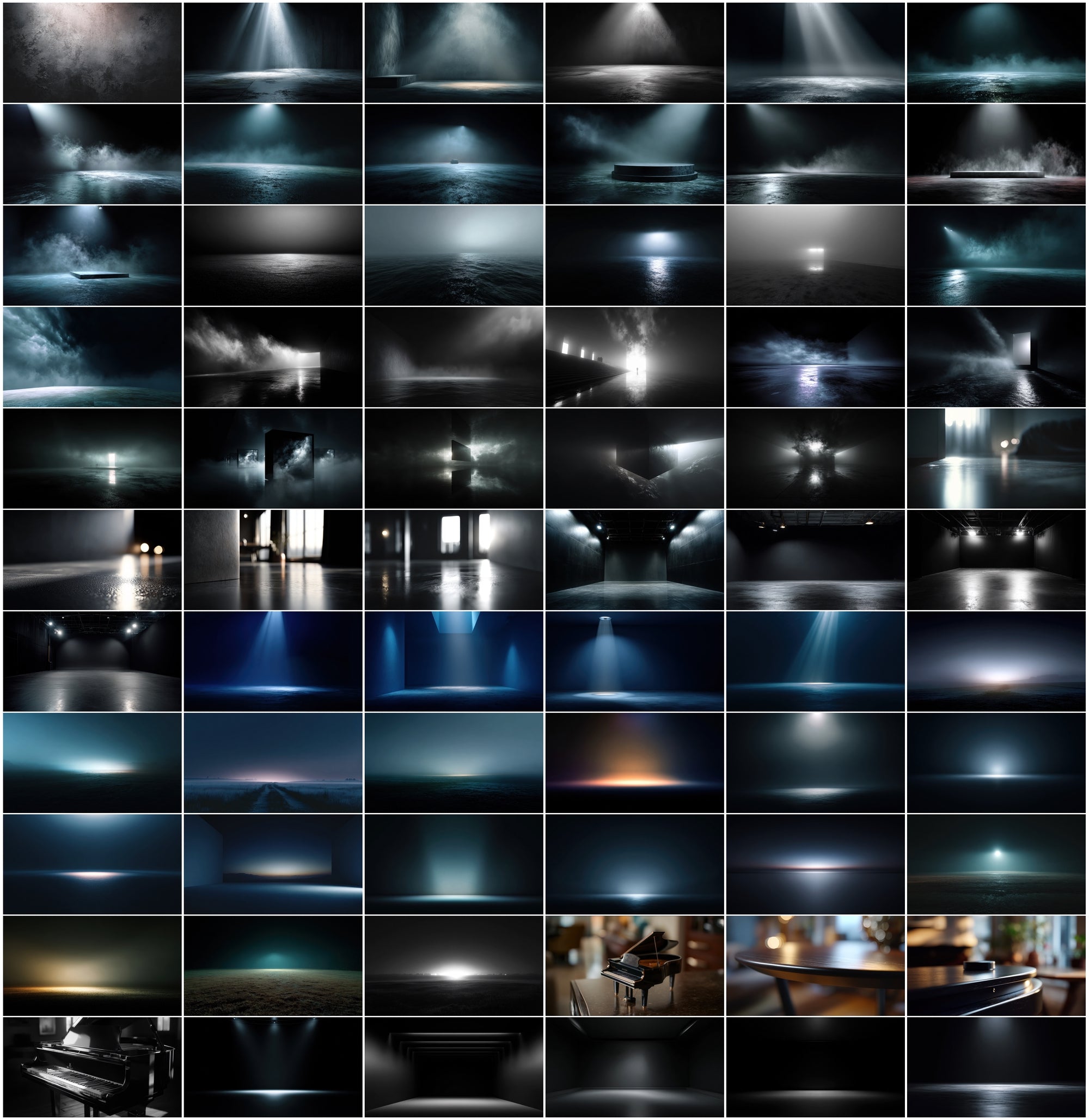 635 Cinematic Light Streak Backgrounds