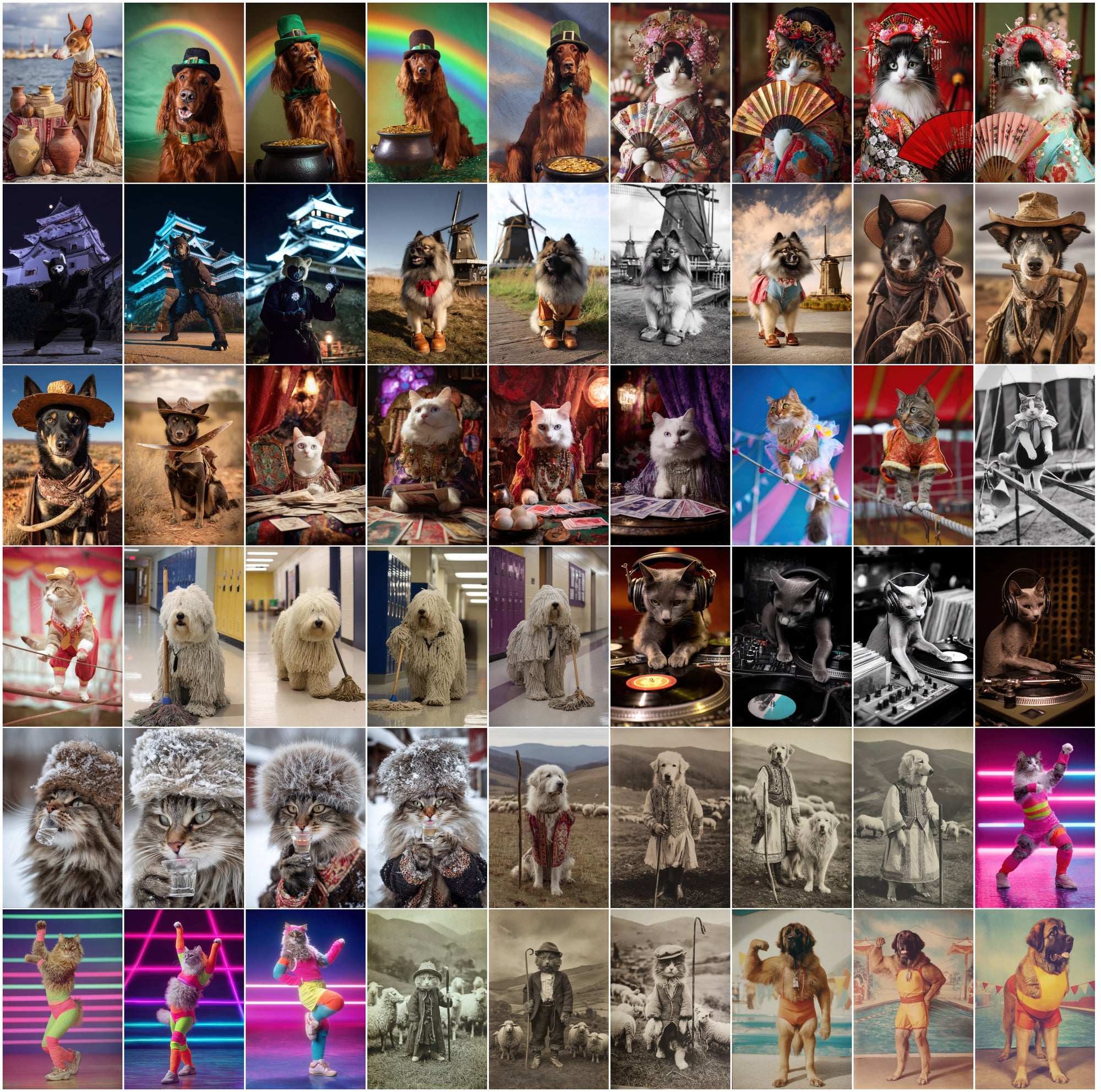 620 Funny Animal Photos Bundle | Humorous Pet Photography