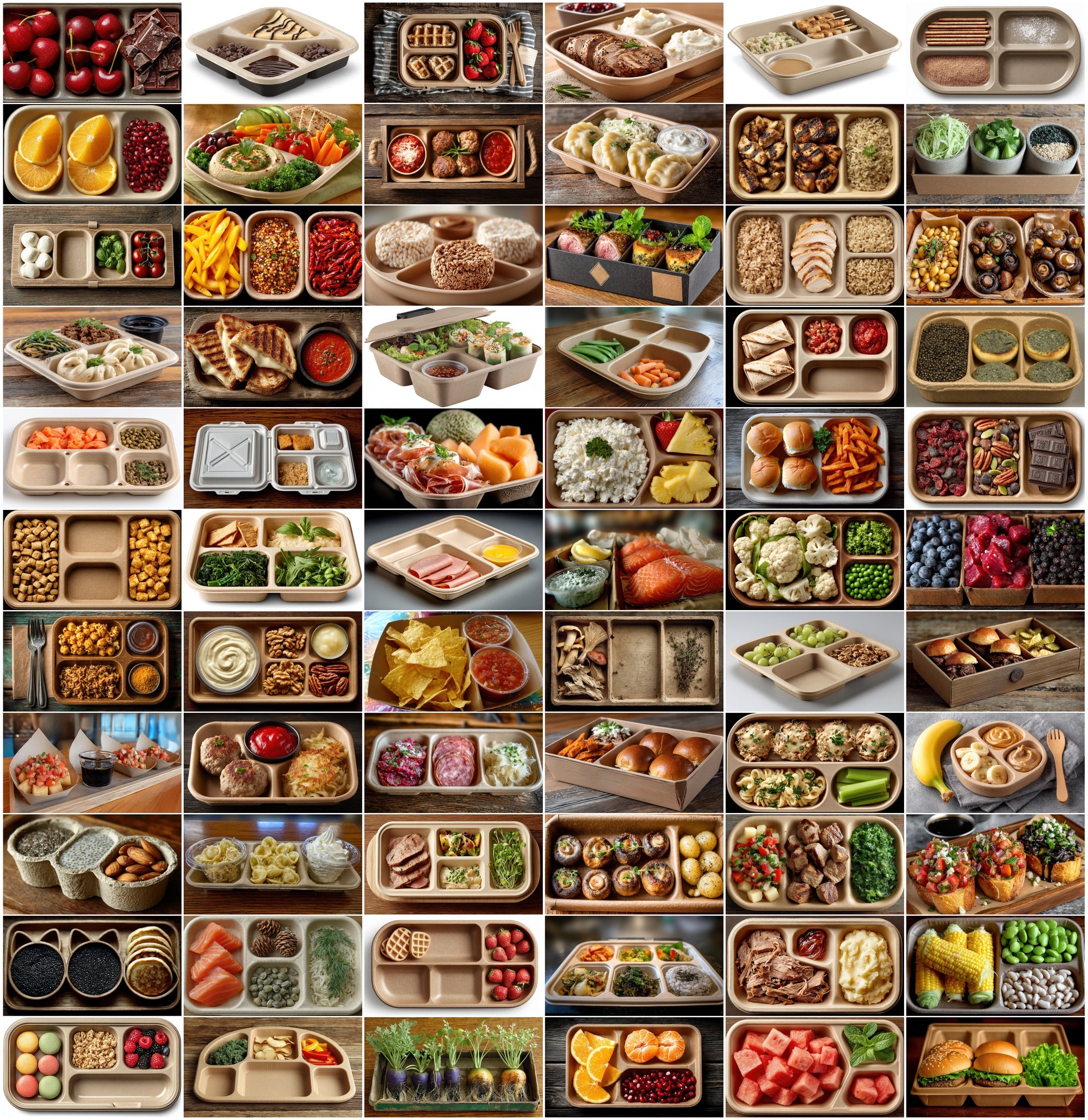 620 Eco-Friendly School Lunch Tray Photos - Healthy Meal Assets