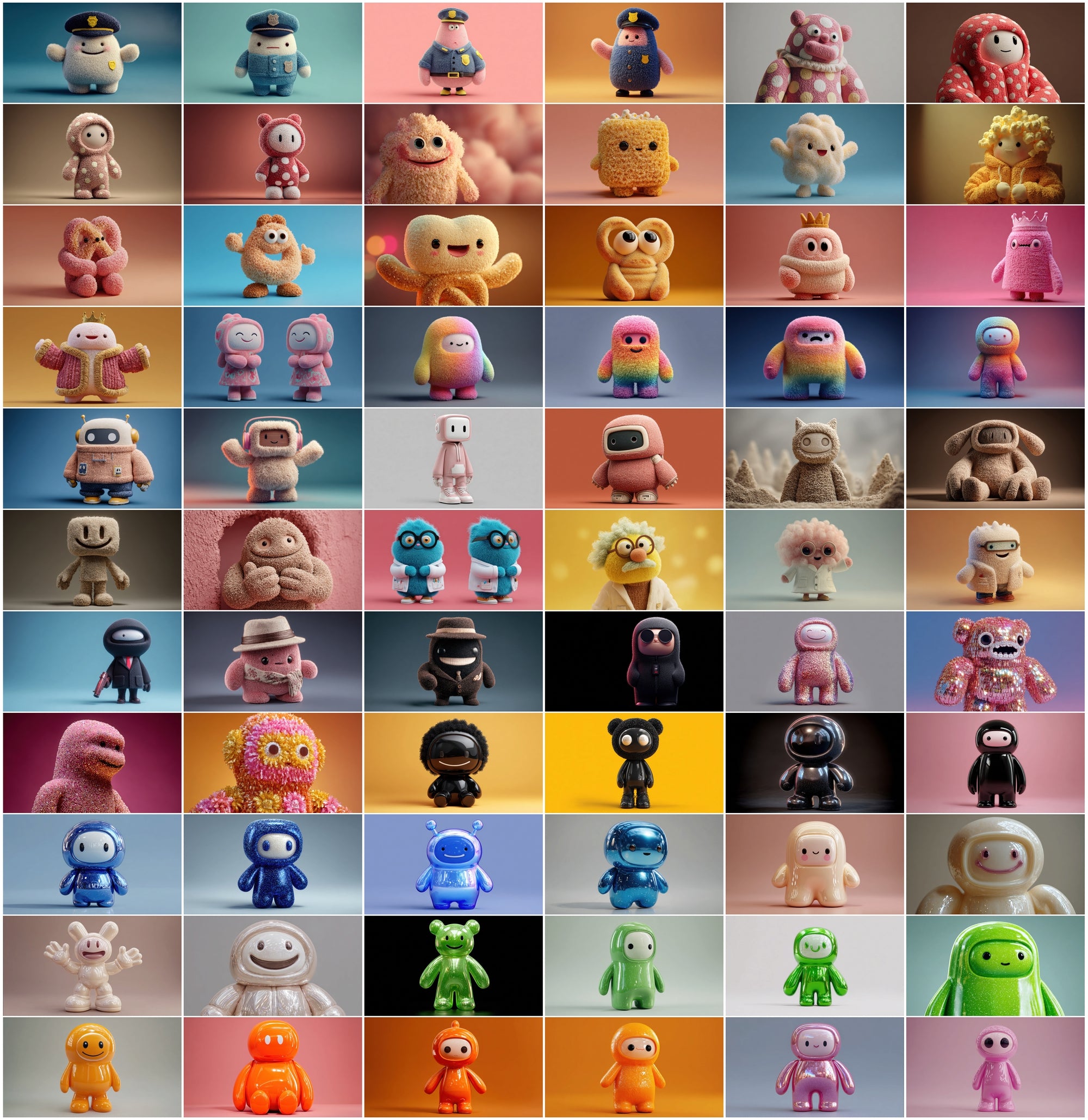 620 Cute Character Clipart Bundle: Bold Pop Art Graphics