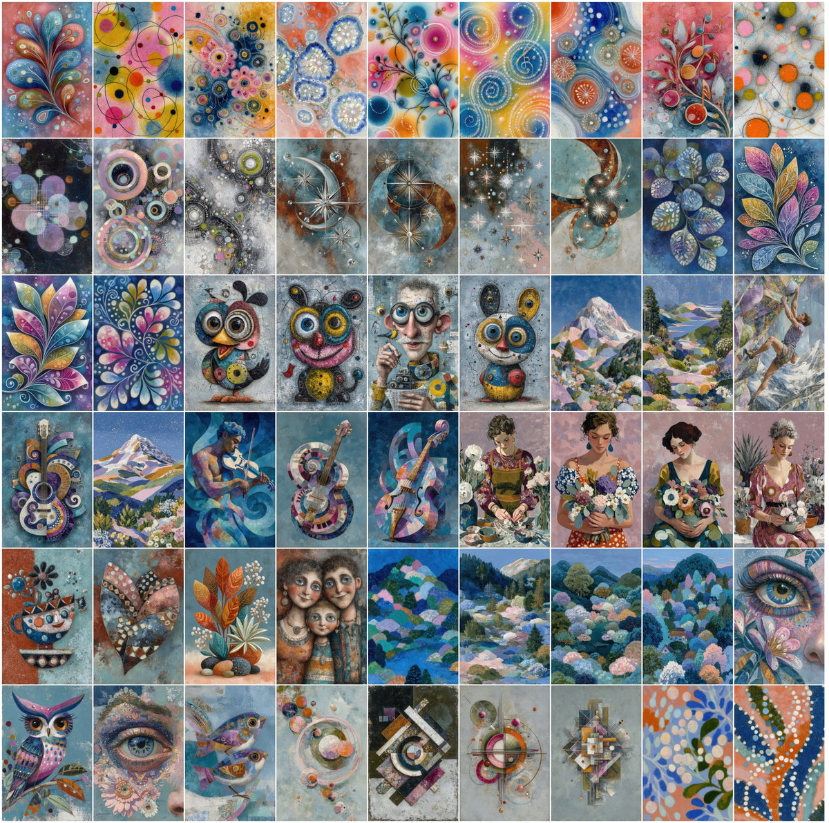 630 Abstract Geometric Art Backgrounds