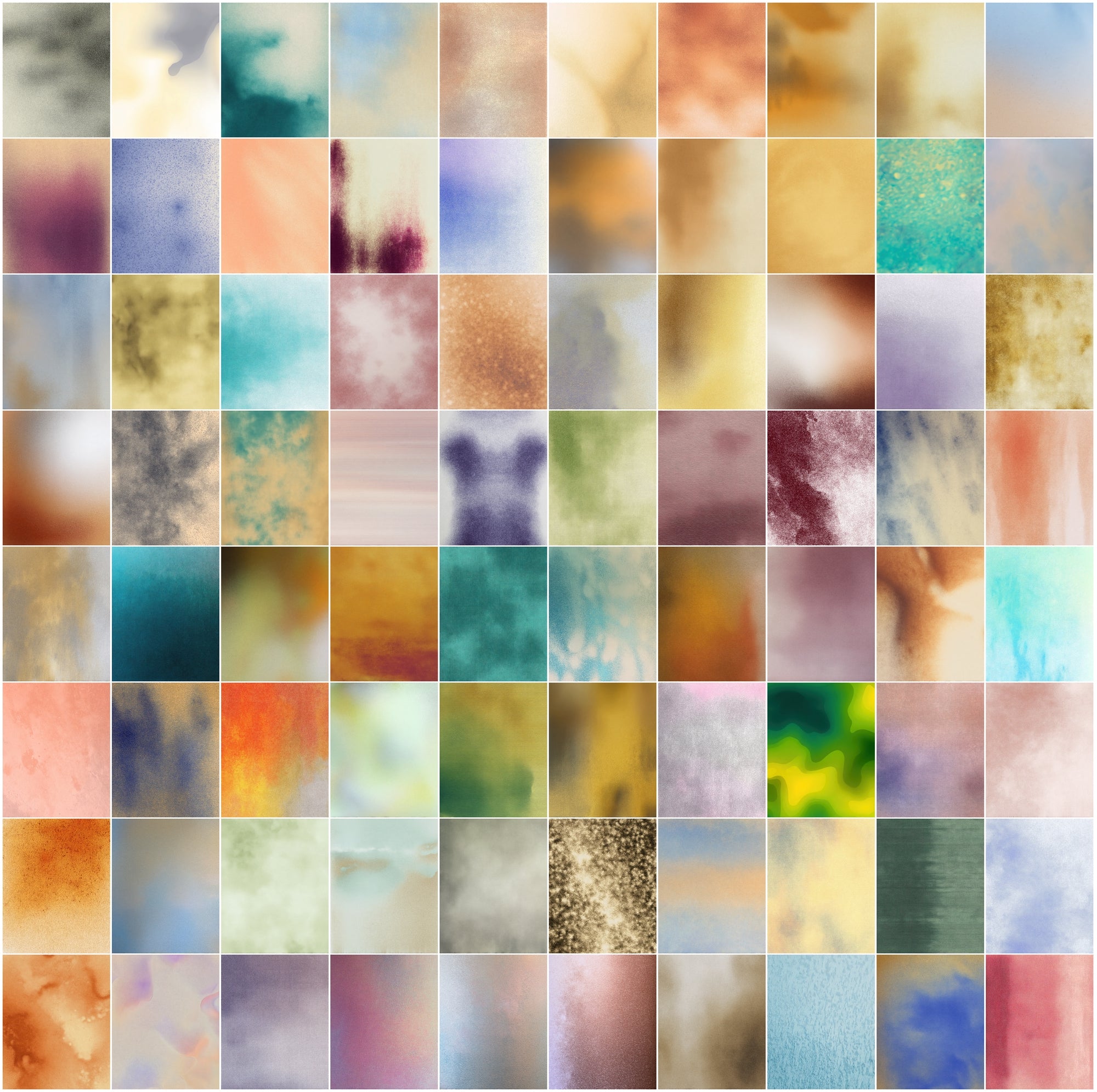 635 Grainy Gradient Backgrounds, Abstract Texture Overlays