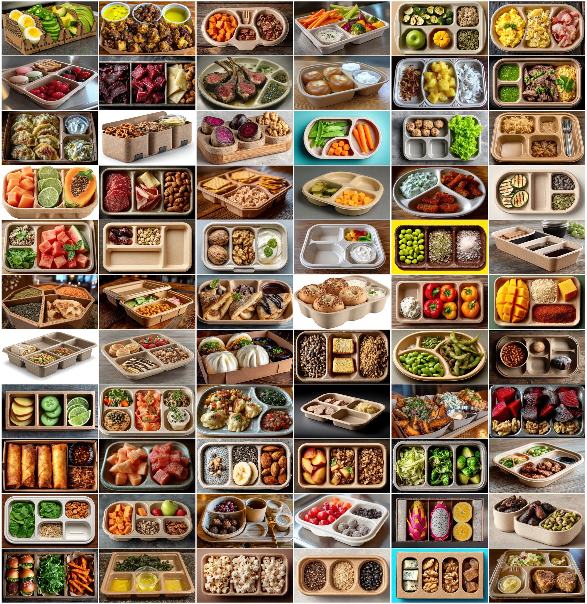 620 Eco-Friendly School Lunch Tray Photos - Healthy Meal Assets