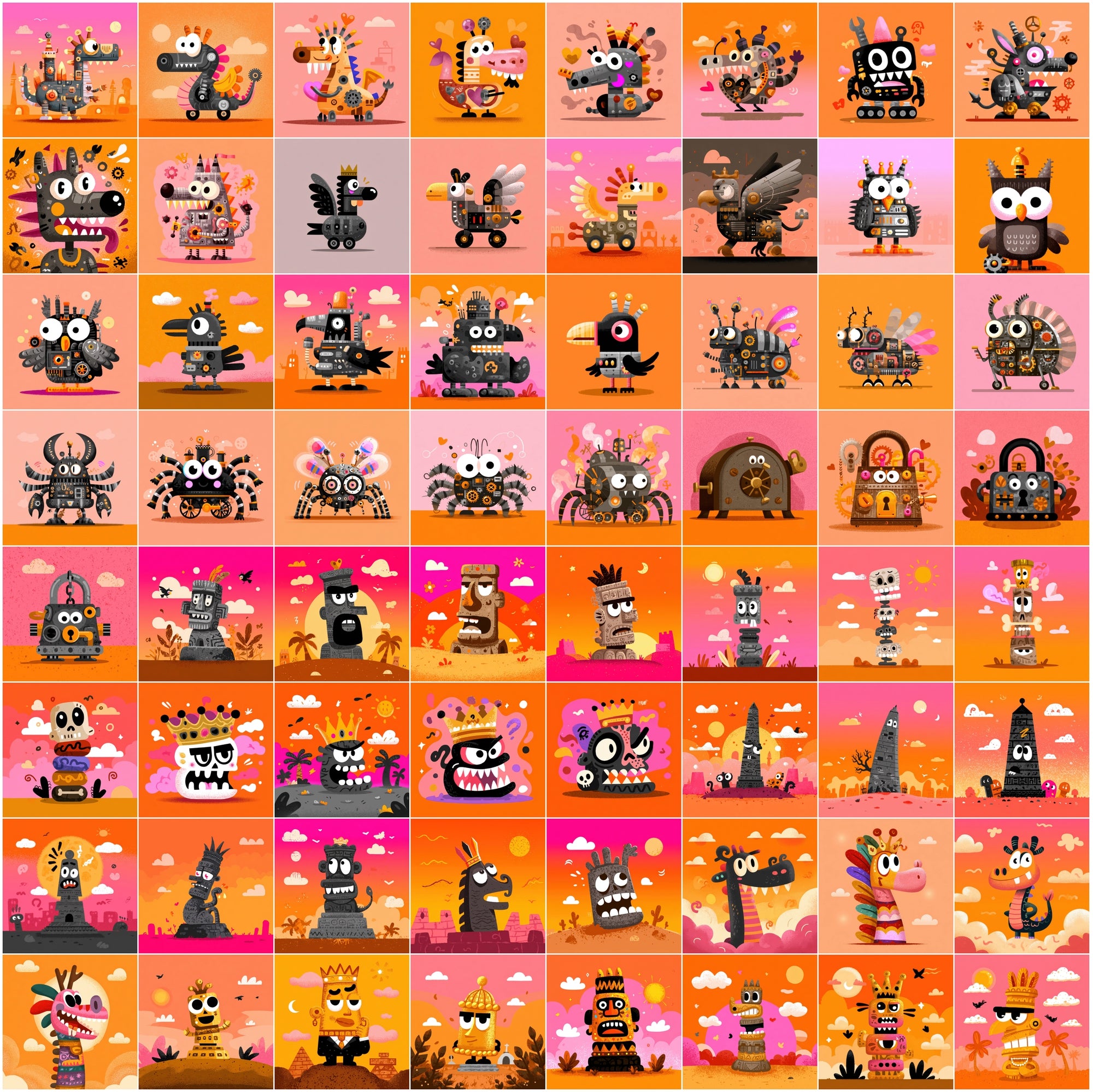 535 Fantasy Relic Images – Cursed Crowns, Treasure, Griffins & Magical Art JPG Bundle