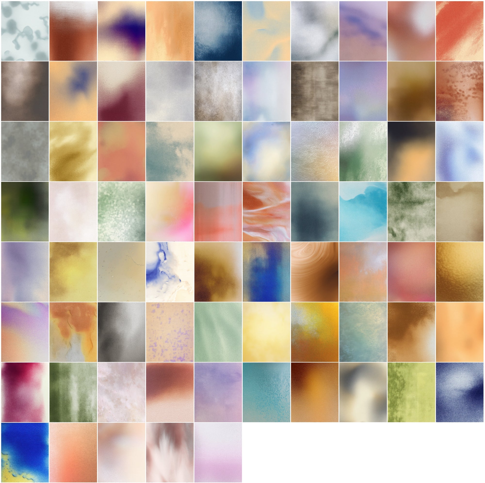 635 Grainy Gradient Backgrounds, Abstract Texture Overlays