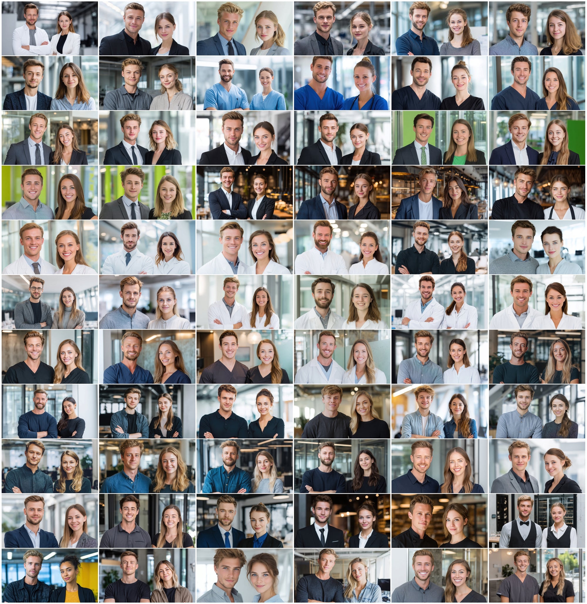 630 Ultra-Realistic Professional People Images for Websites