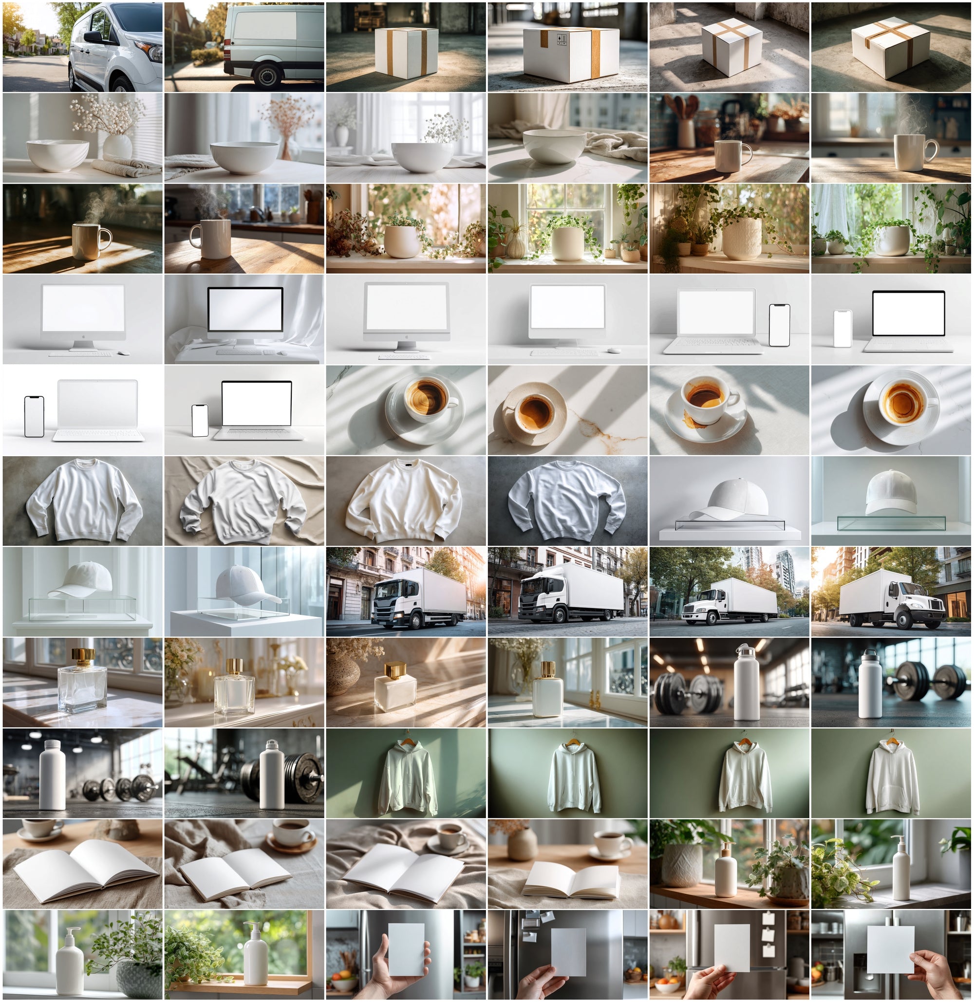 625 Mockup Images Bundle - Magazine, Phone, Packaging, Apparel & More