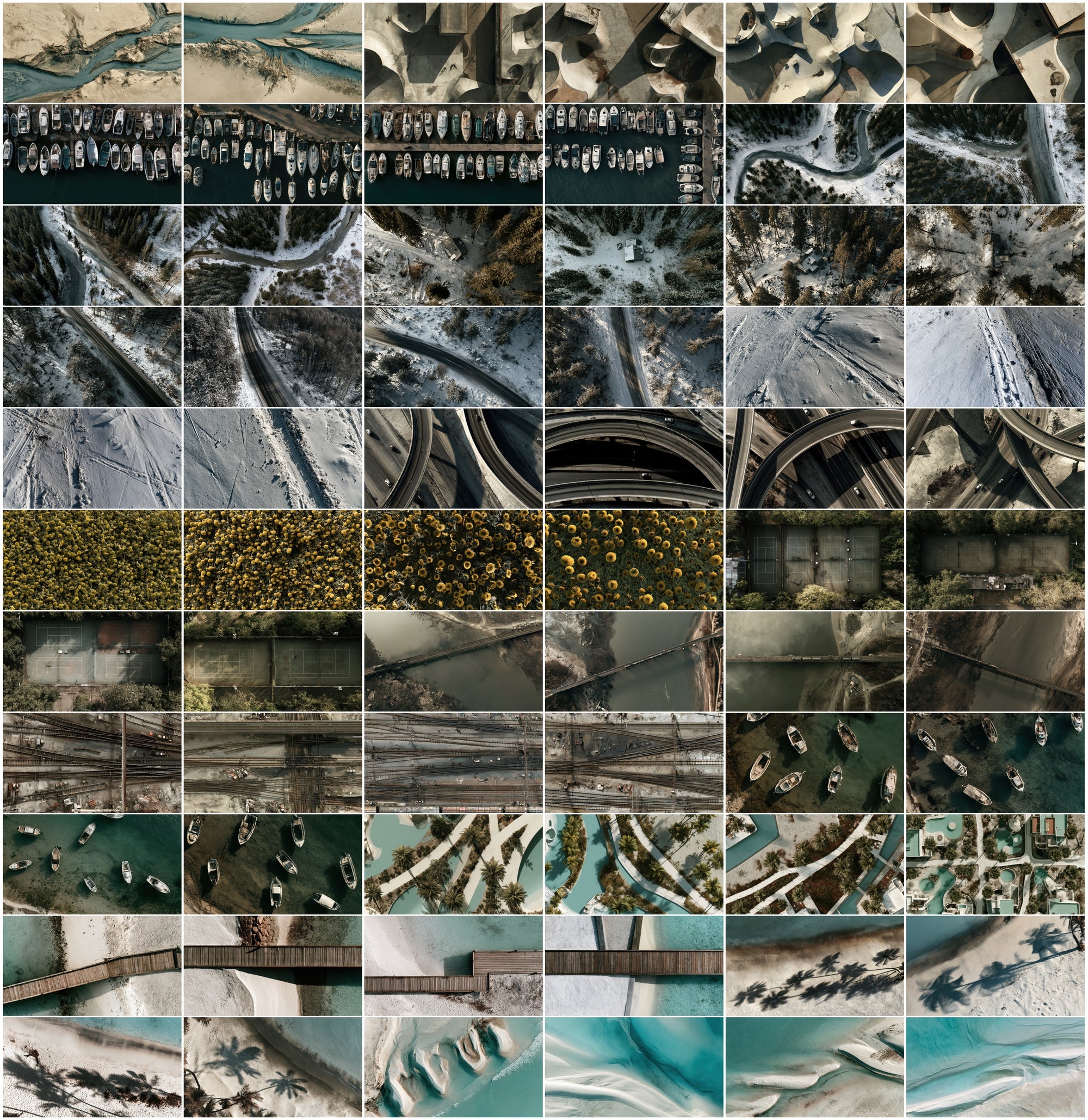 640 Aerial Top View Images – High-Resolution Drone-Style Landscape Backgrounds with Commercial License