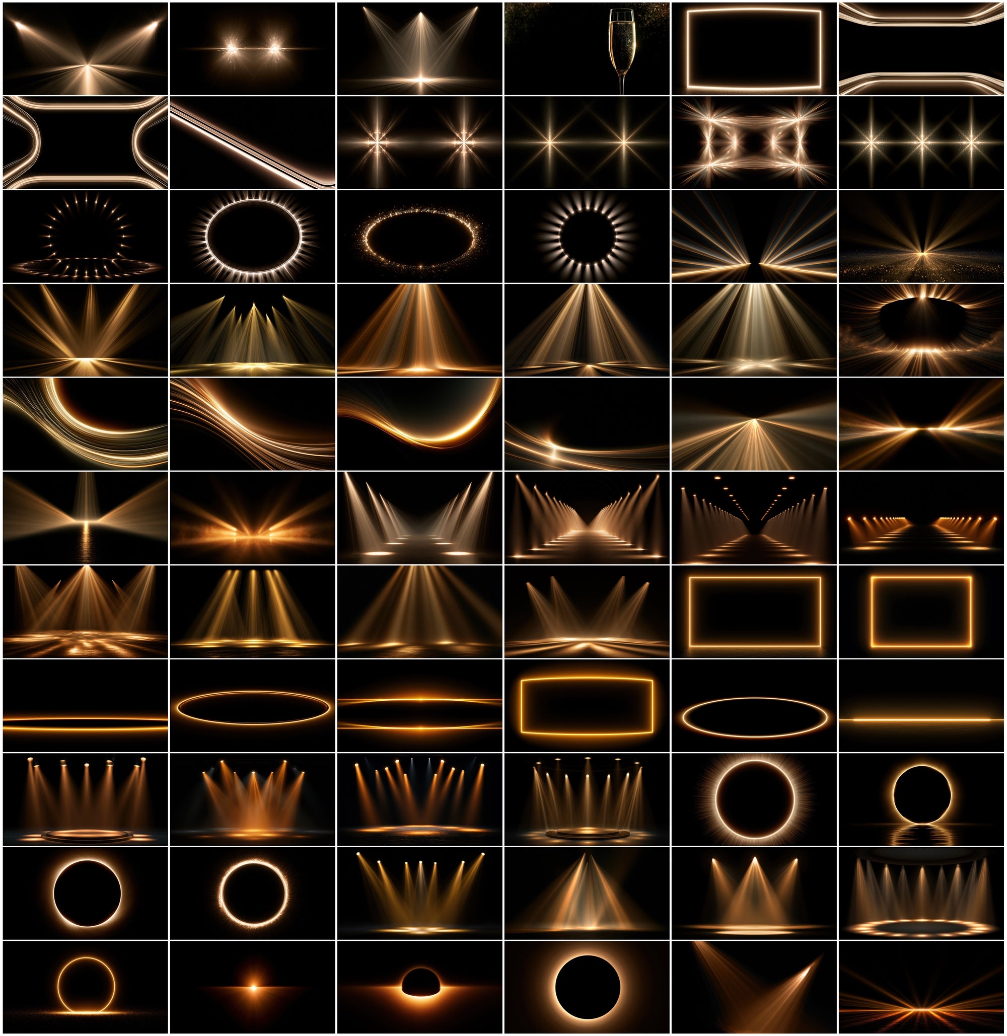 690 Spotlight Backgrounds Bundle – Luxury Stage Lighting JPG Images with Commercial License