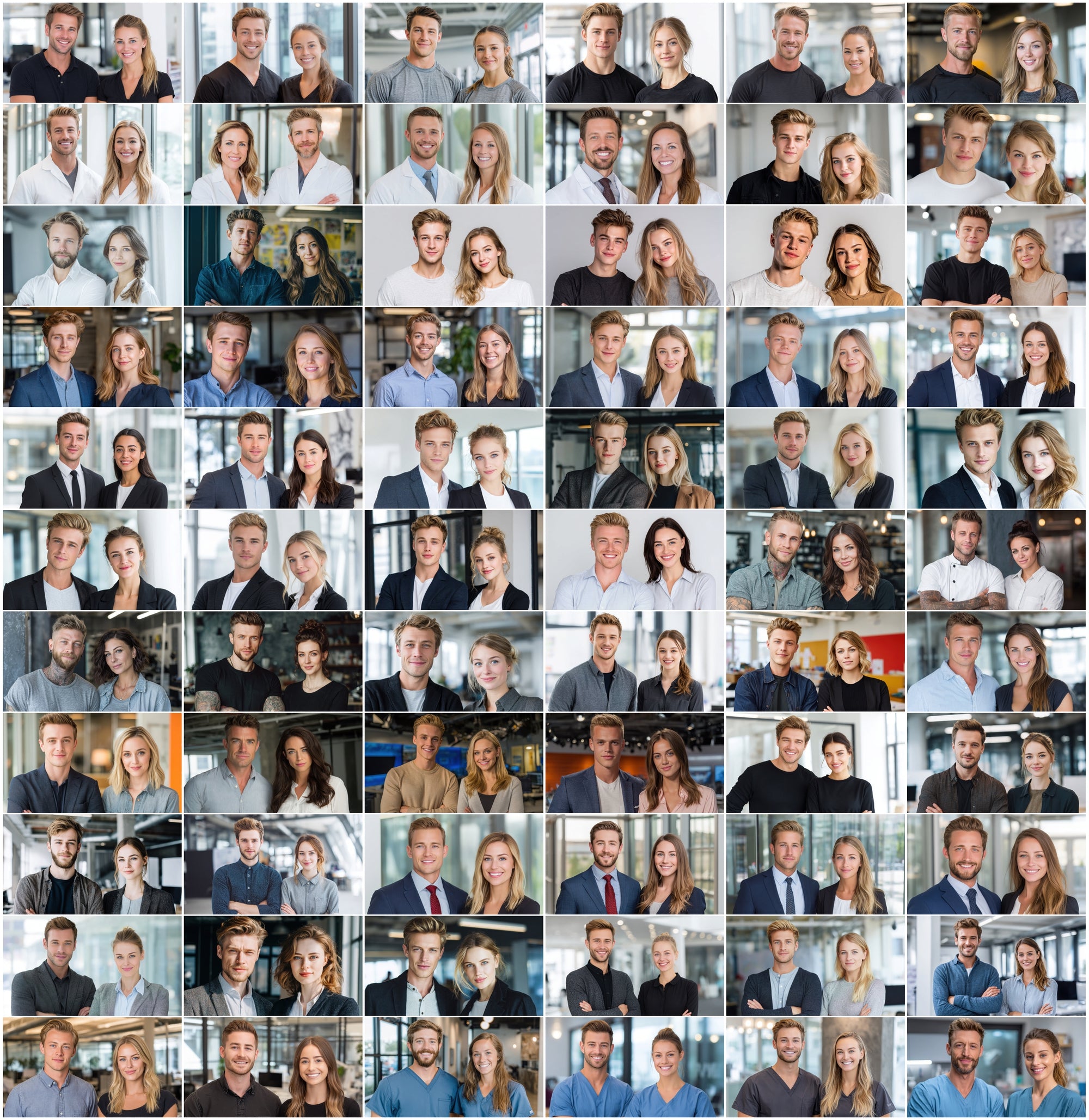 630 Ultra-Realistic Professional People Images for Websites