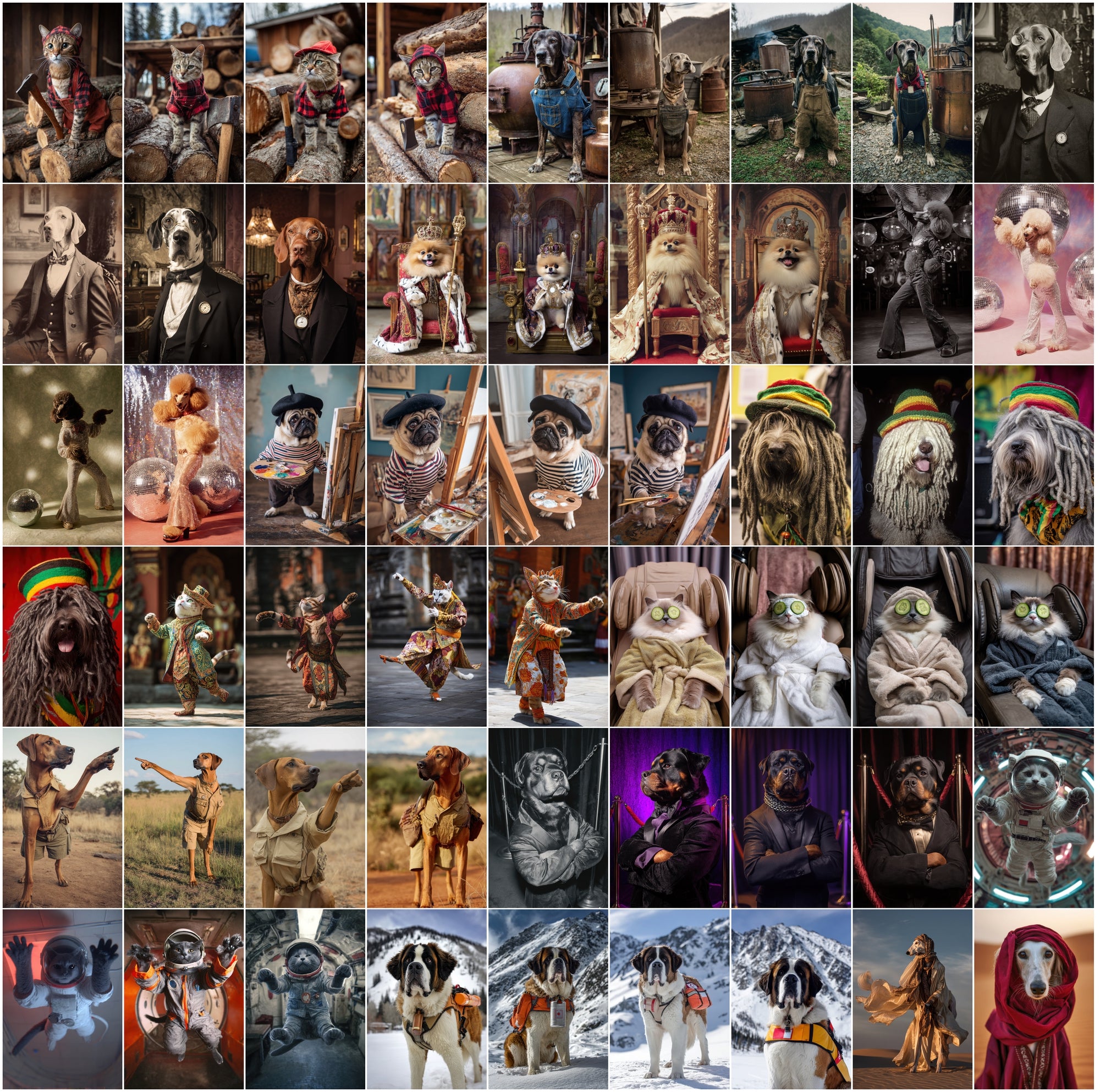 620 Funny Animal Photos Bundle | Humorous Pet Photography