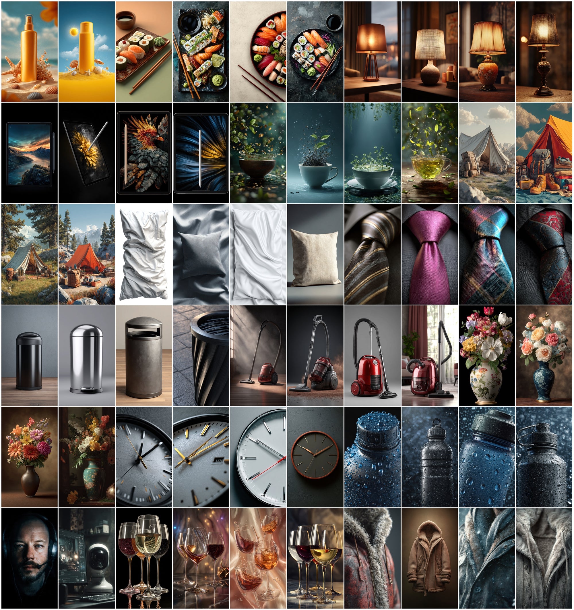 620 Hyper-Realistic Advertising Photos Bundle | Food, Beauty, Tech & Lifestyle Images