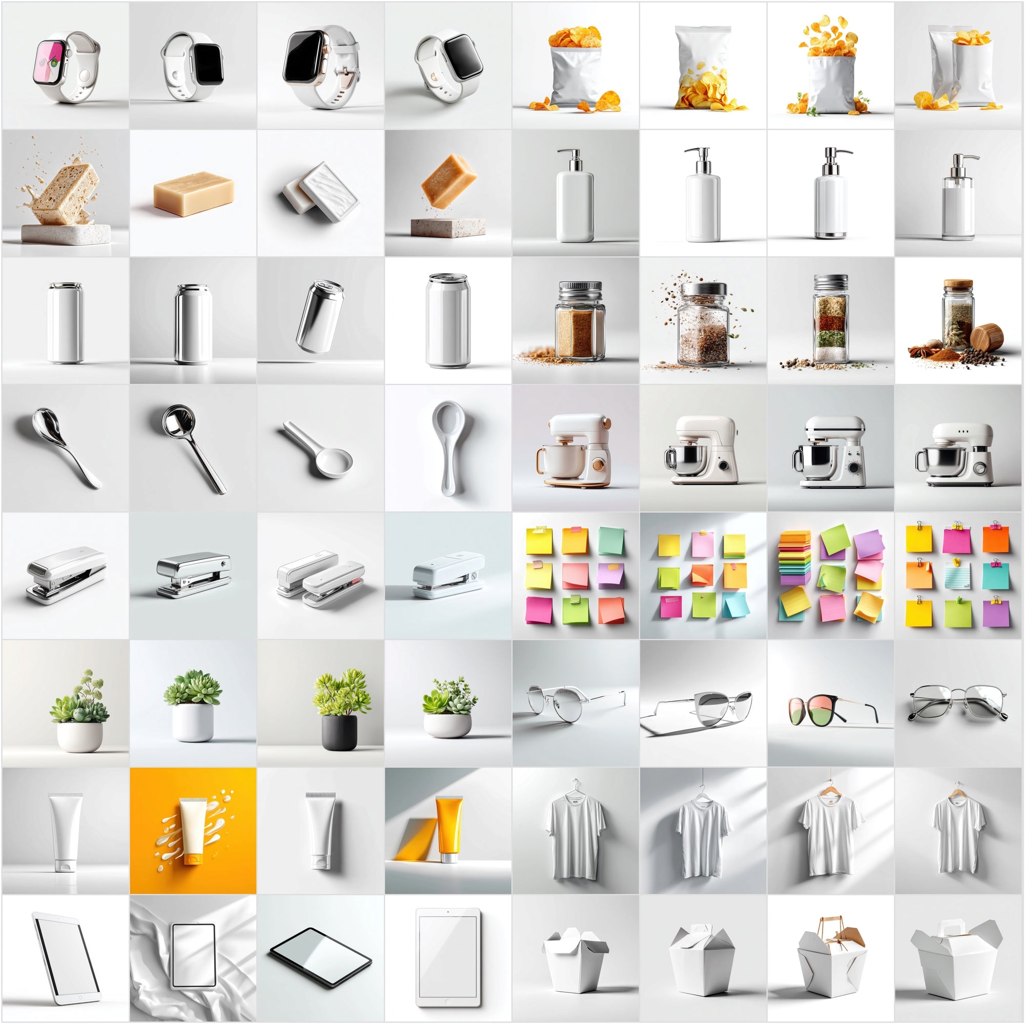 850 Product Mockup Images Bundle - Minimal
