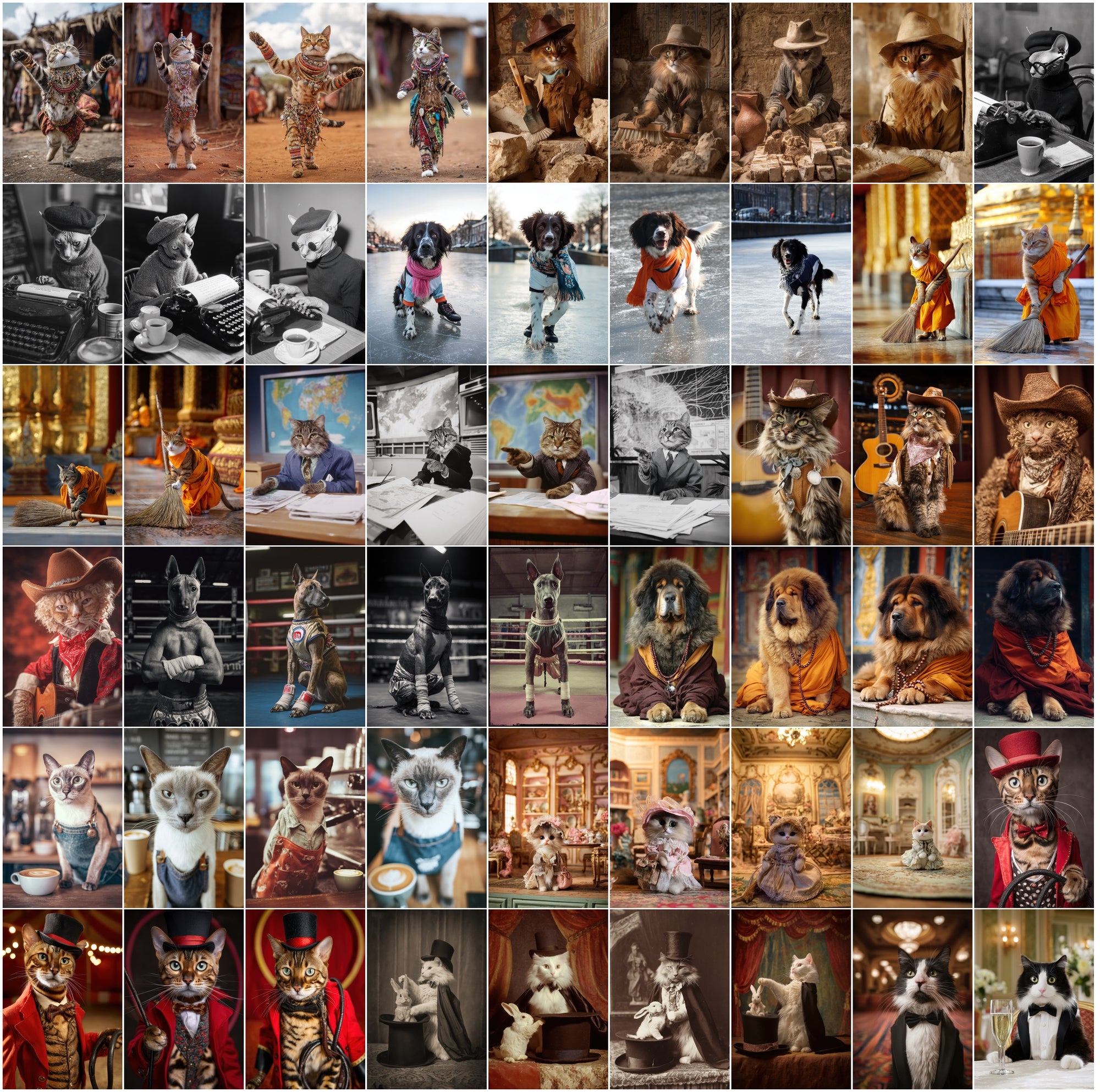 620 Funny Animal Photos Bundle | Humorous Pet Photography