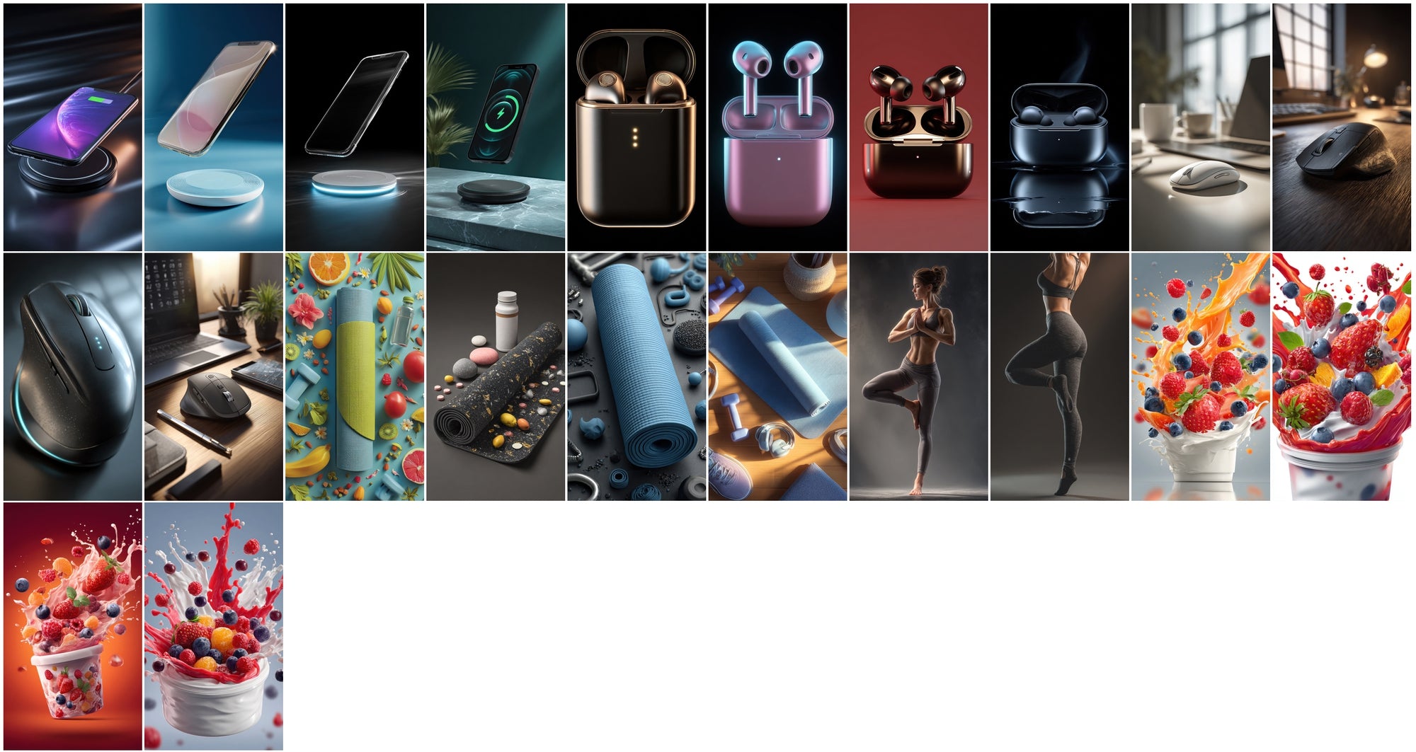 620 Hyper-Realistic Advertising Photos Bundle | Food, Beauty, Tech & Lifestyle Images