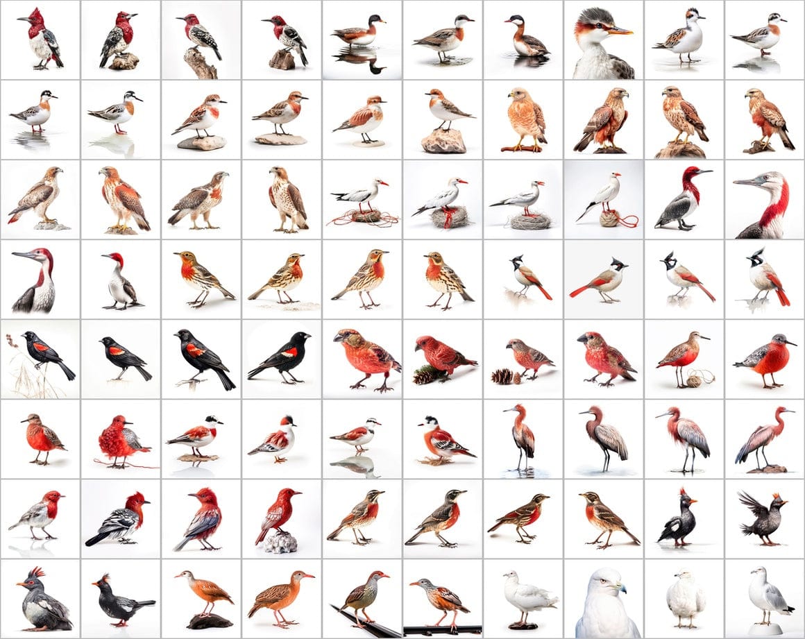 Ultimate Bird Breed PNG Image Bundle - 3300+ Premium Quality Images - Transparent Backgrounds Digital Download Sumobundle