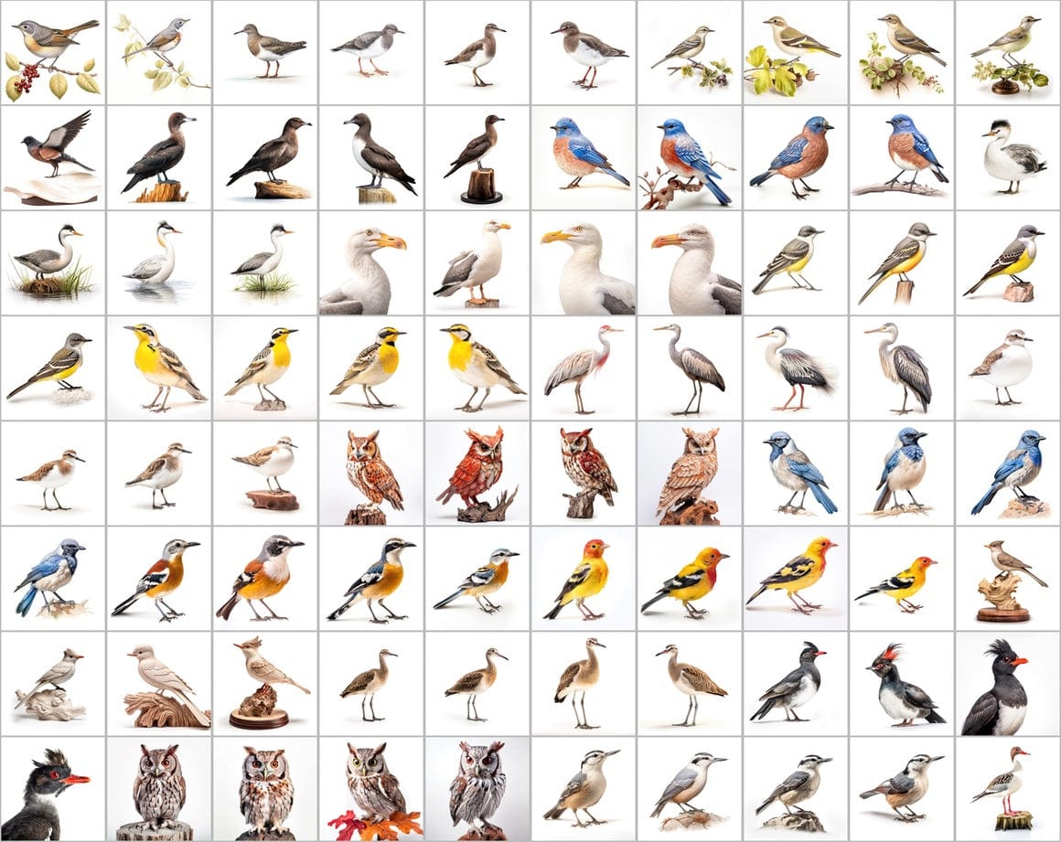 Ultimate Bird Breed PNG Image Bundle - 3300+ Premium Quality Images - Transparent Backgrounds Digital Download Sumobundle