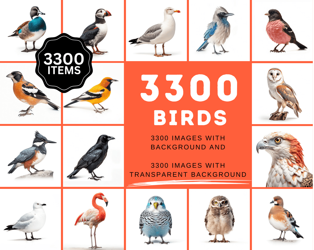 Ultimate Bird Breed PNG Bundle