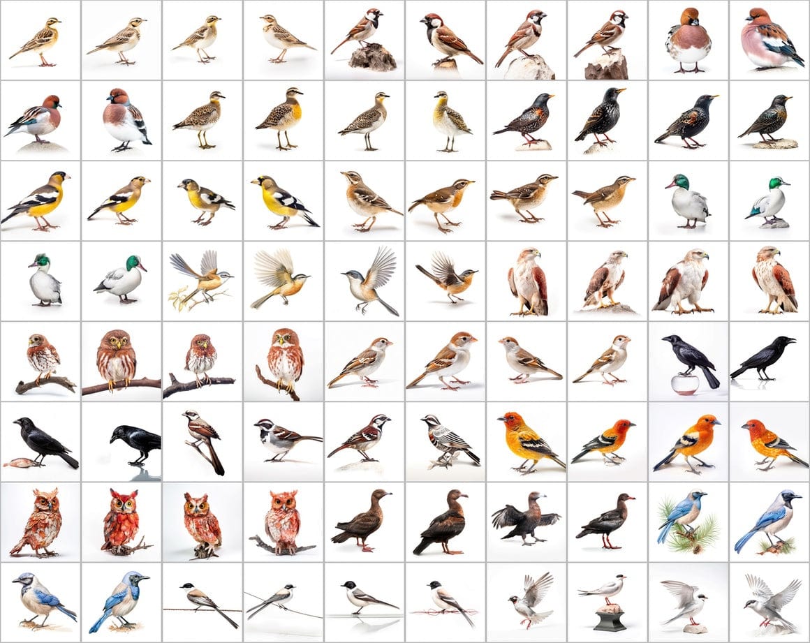 Ultimate Bird Breed PNG Image Bundle - 3300+ Premium Quality Images - Transparent Backgrounds Digital Download Sumobundle