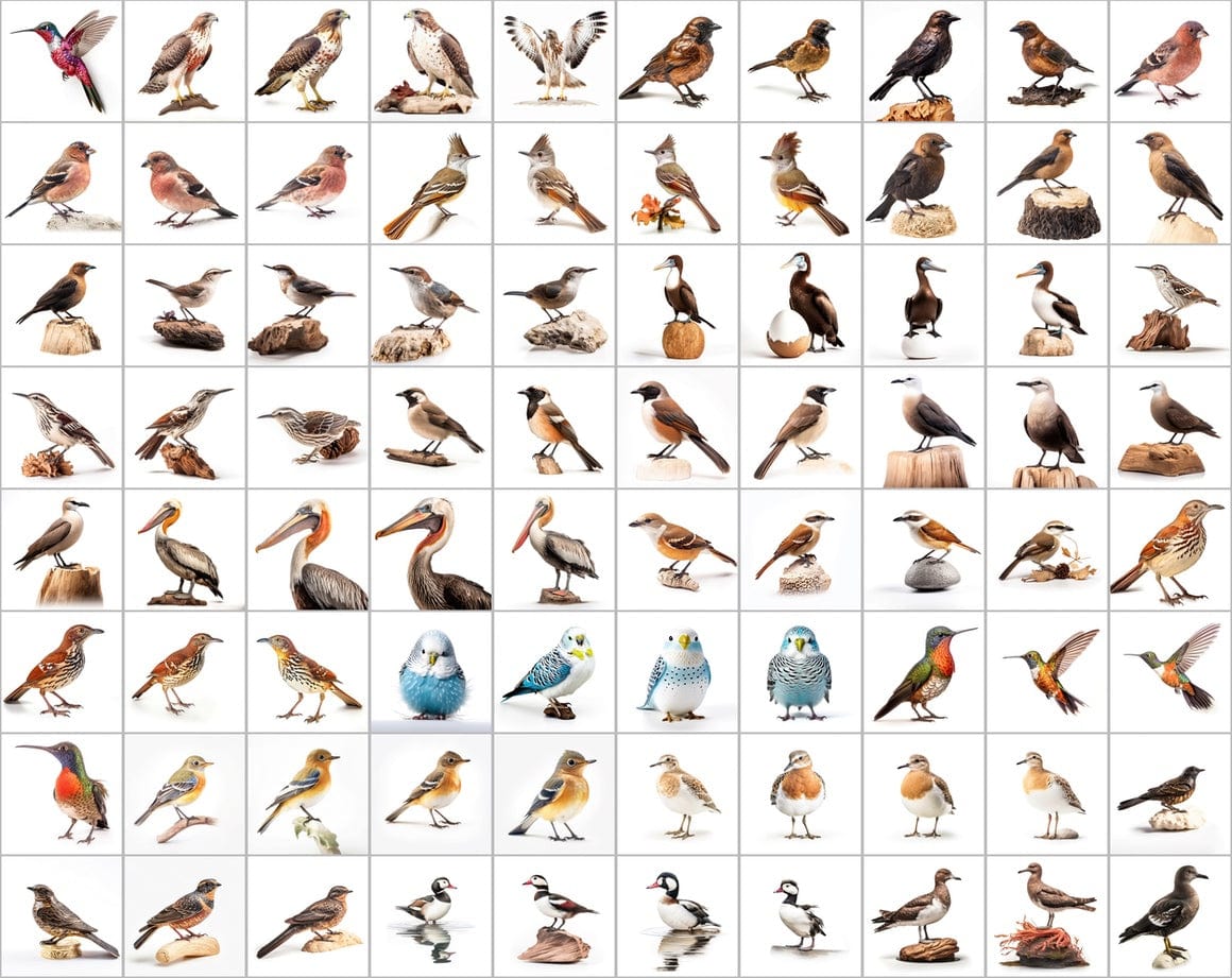 Ultimate Bird Breed PNG Image Bundle - 3300+ Premium Quality Images - Transparent Backgrounds Digital Download Sumobundle
