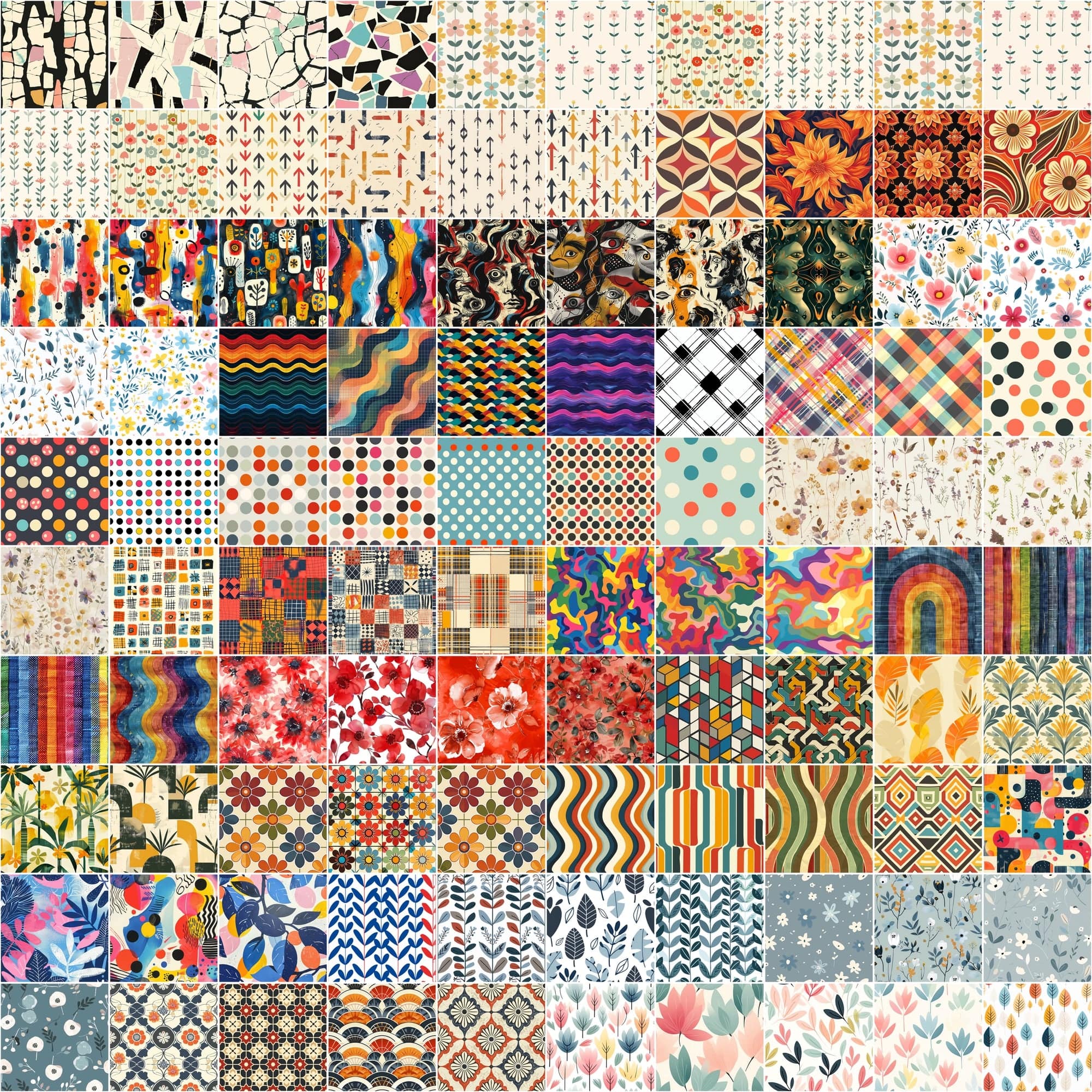 Ultimate Collection of 1000 Seamless Patterns Digital Download Sumobundle