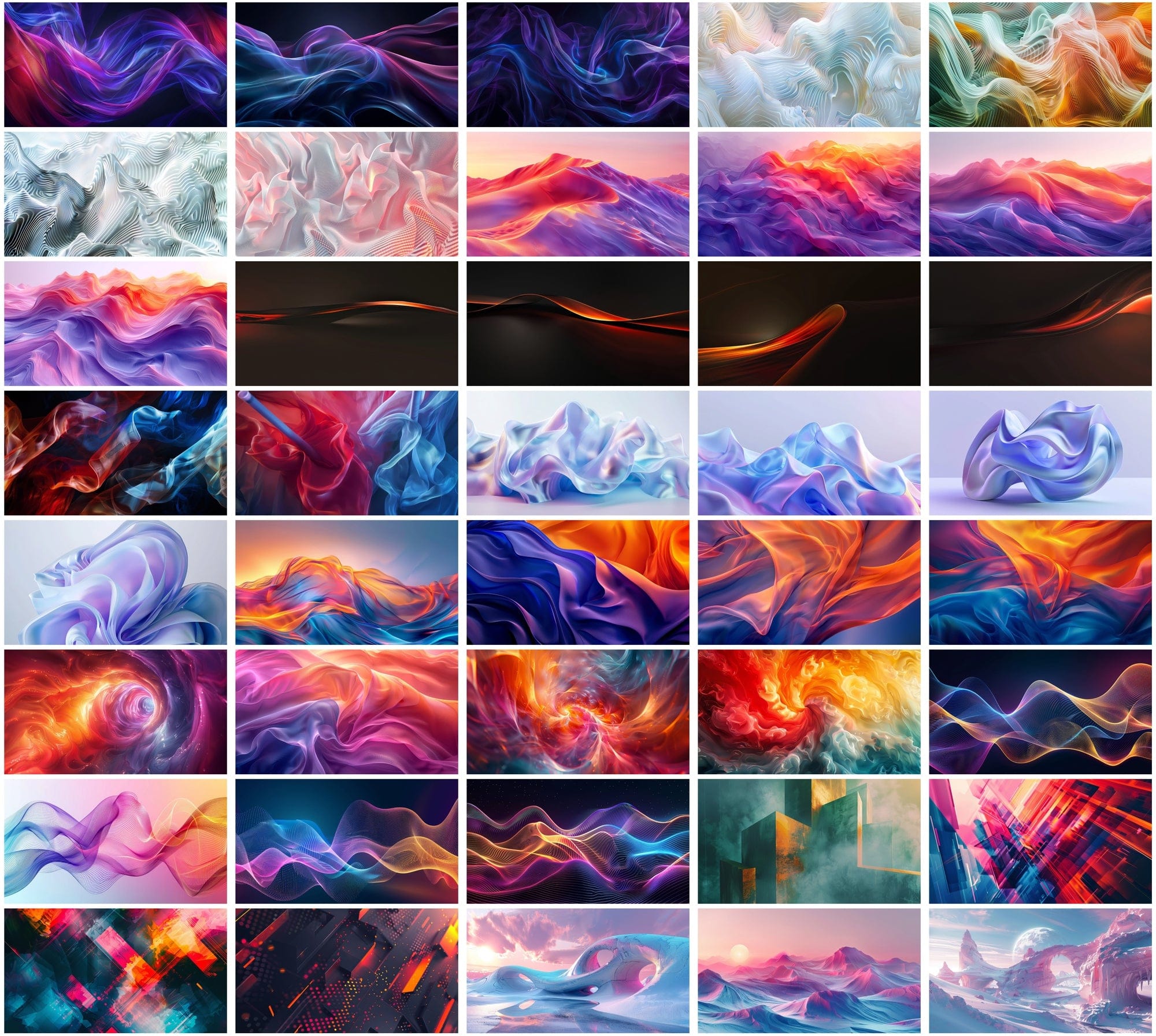 Ultimate Collection of 500 Hero Images & Wallpapers - Neon, Abstract, and Futuristic Designs Digital Download Sumobundle